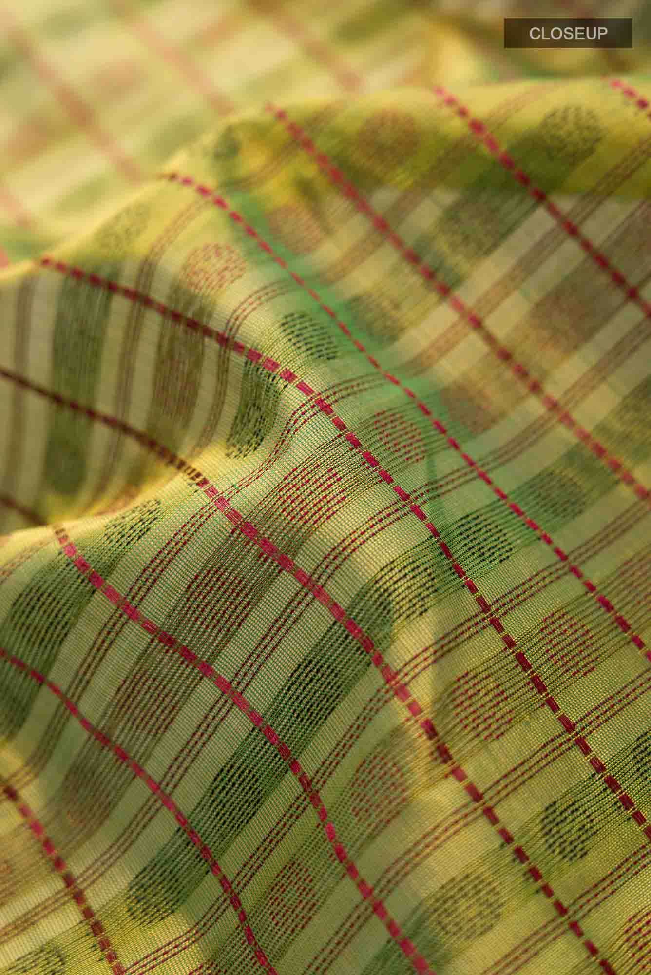 Green Coimbatore Silk Cotton Saree