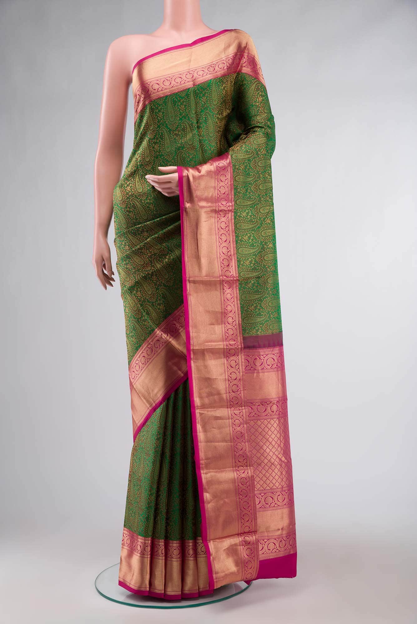 Green Kanchipuram Silk Saree