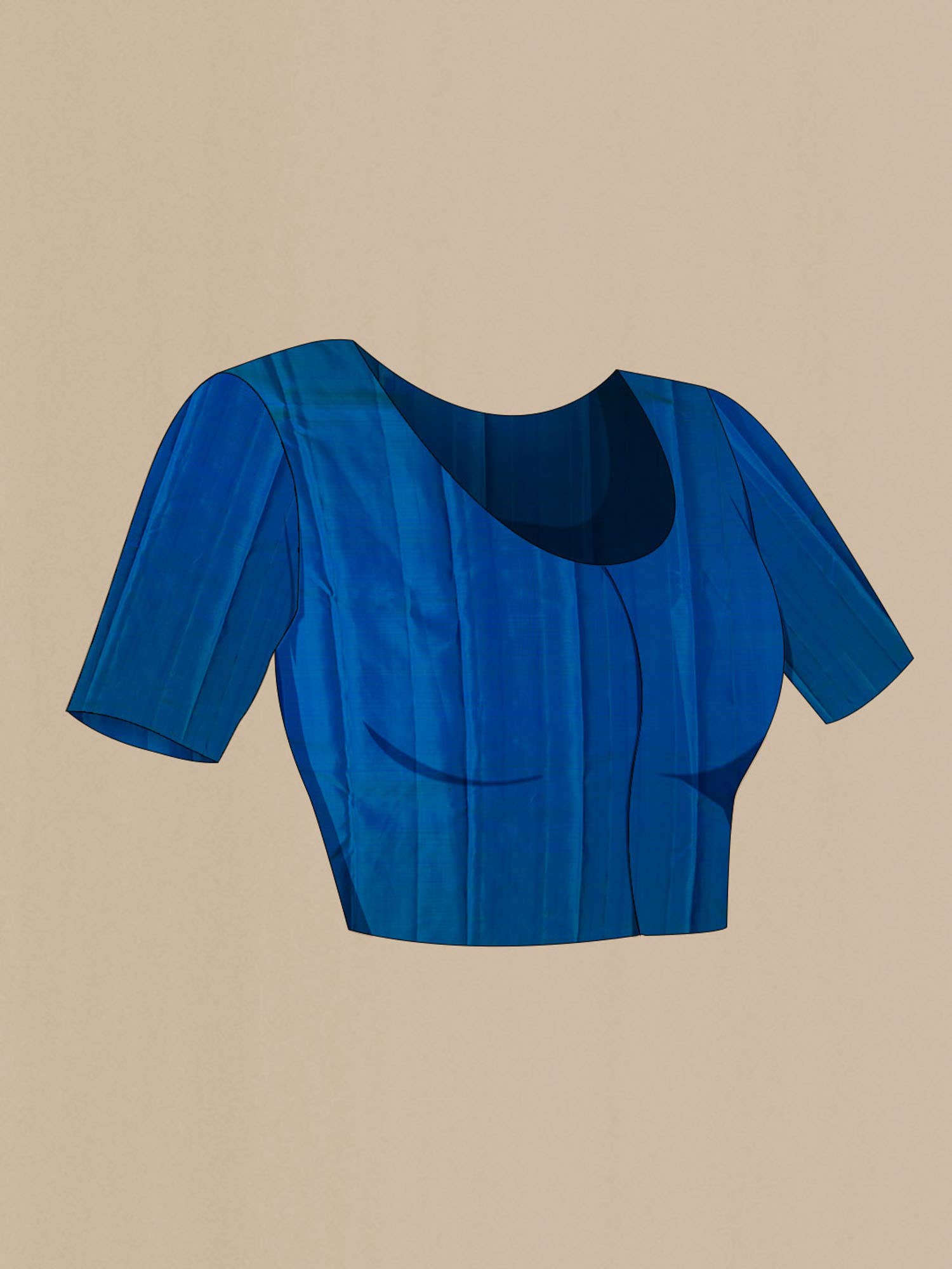 Blue Kanchipuram Silk Saree