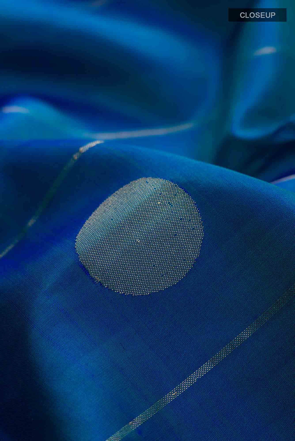 Blue Kanchipuram Silk Saree