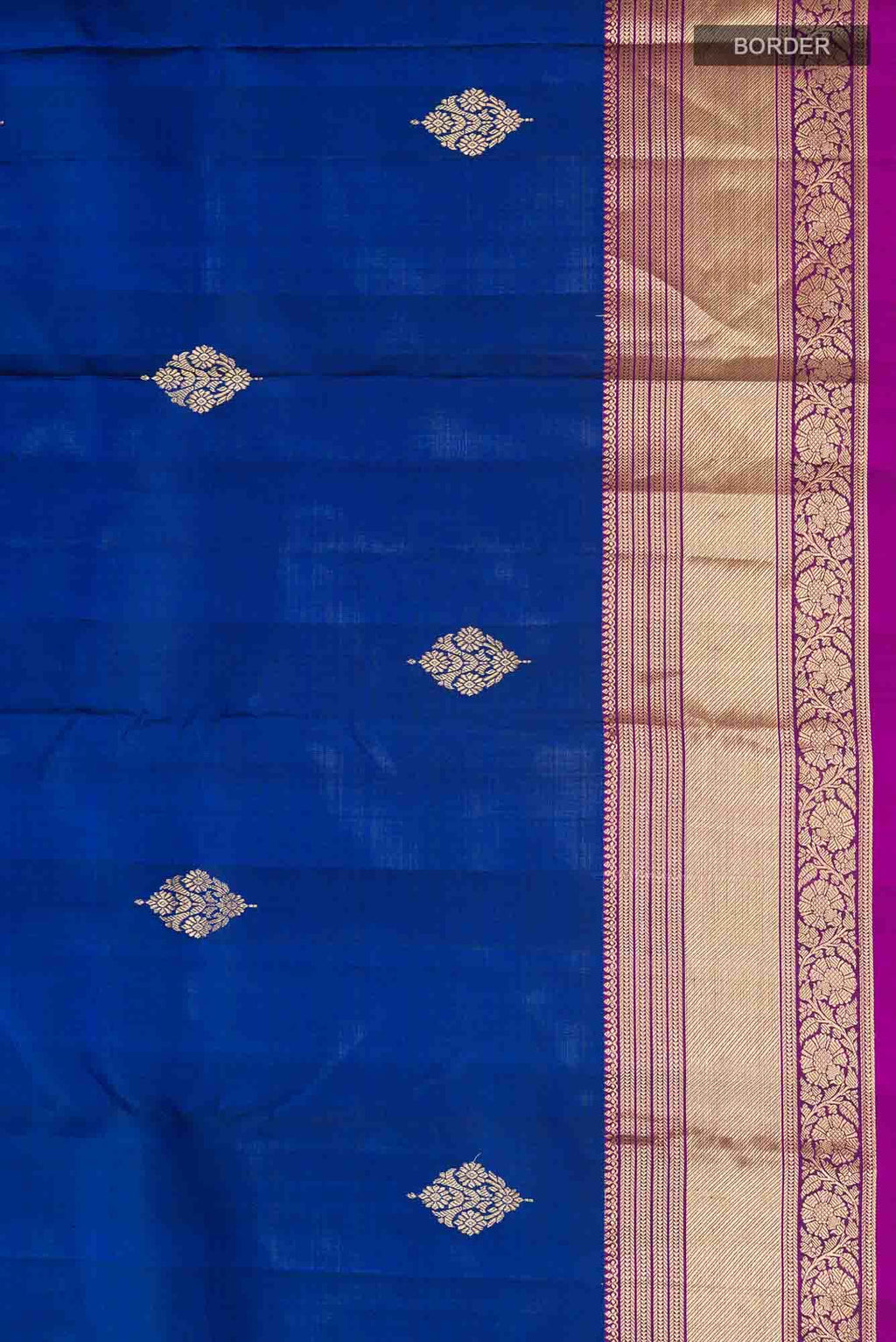 Blue Kanchipuram Silk Saree
