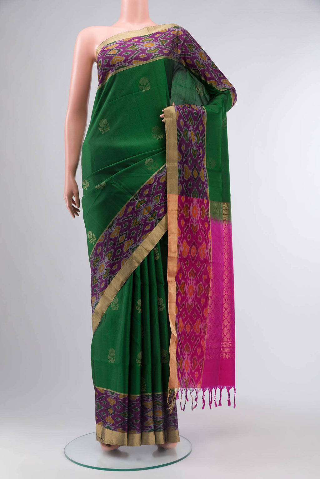 Green Soft Silk Saree