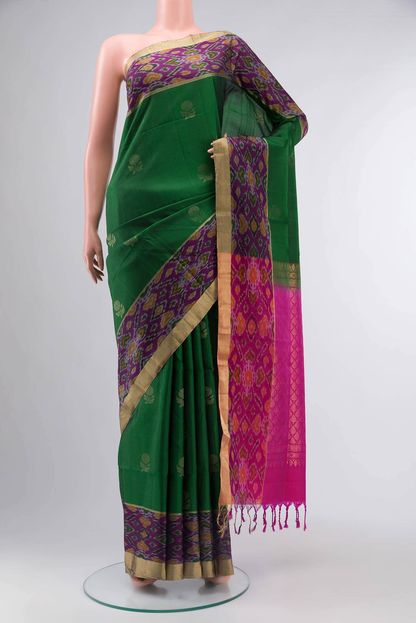 Green Soft Silk Saree