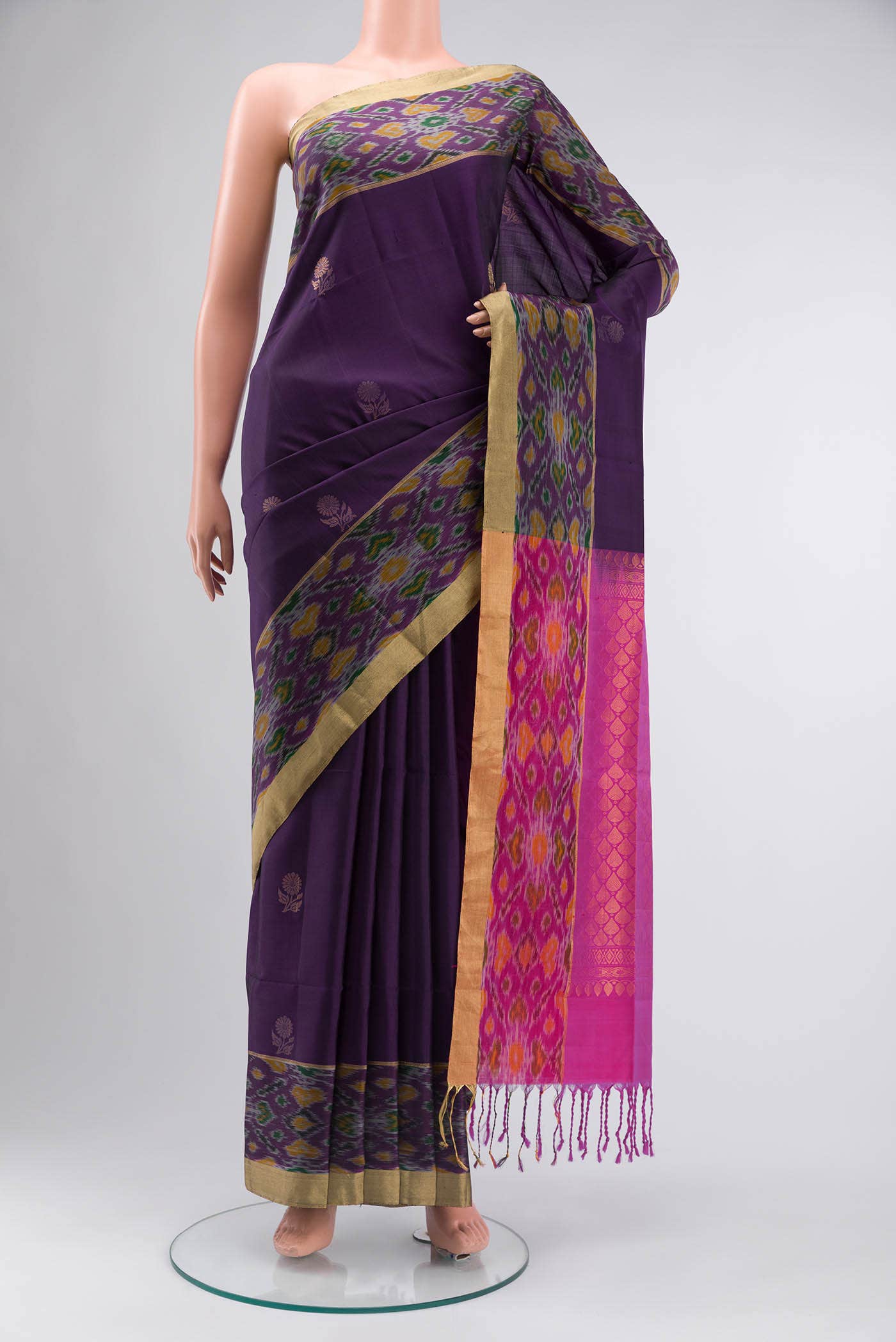 Purple Soft Silk Saree