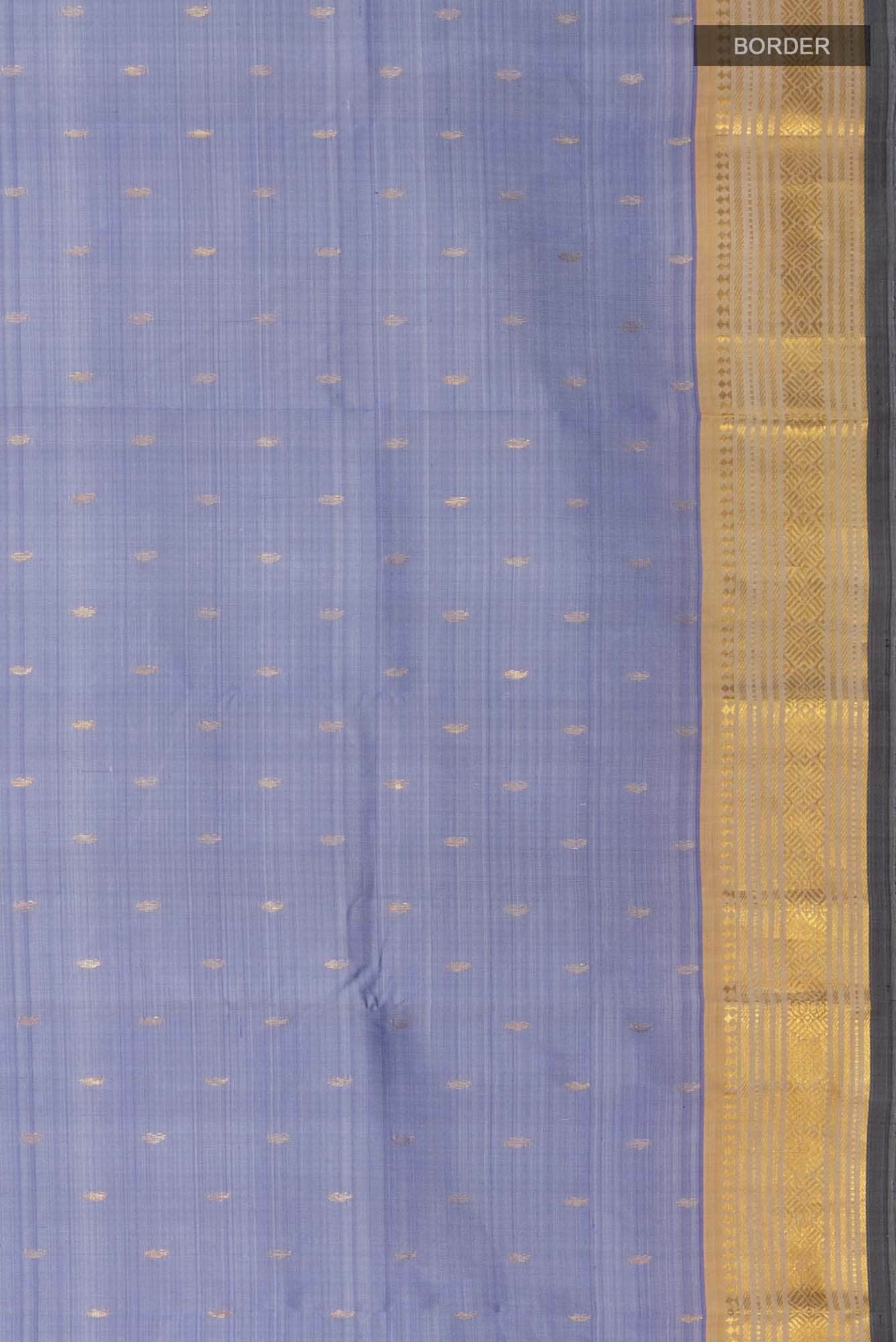 Blue Kanchipuram Silk Saree