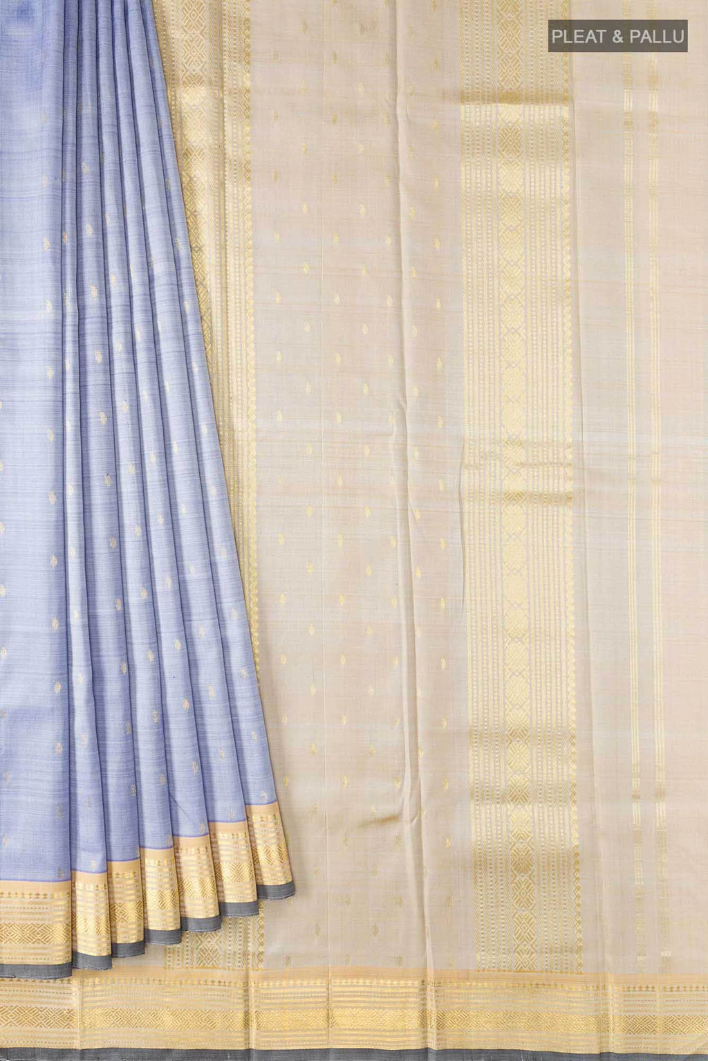 Blue Kanchipuram Silk Saree