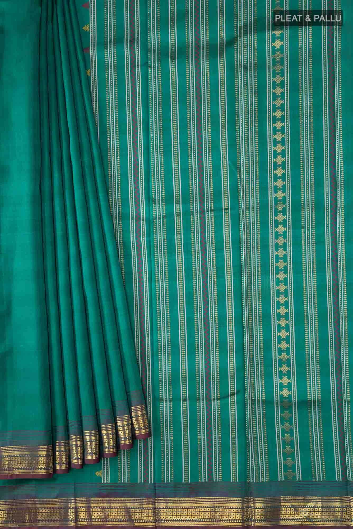 Green Kanchipuram Silk Saree