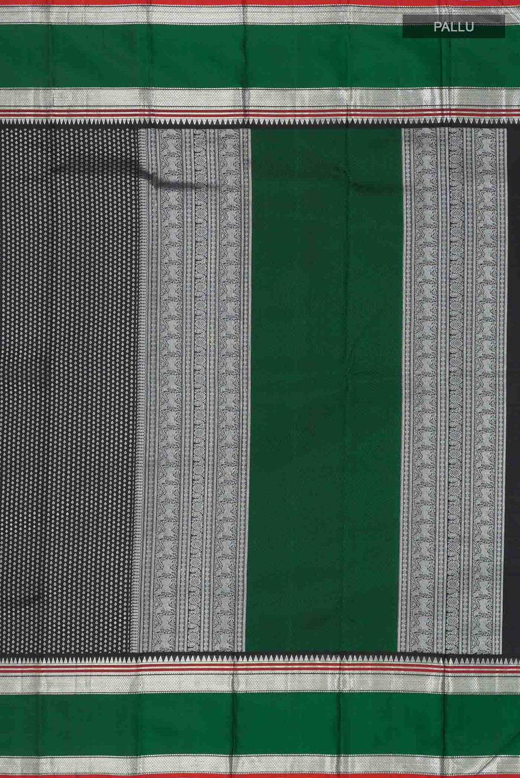 Black Kanchipuram Silk Saree