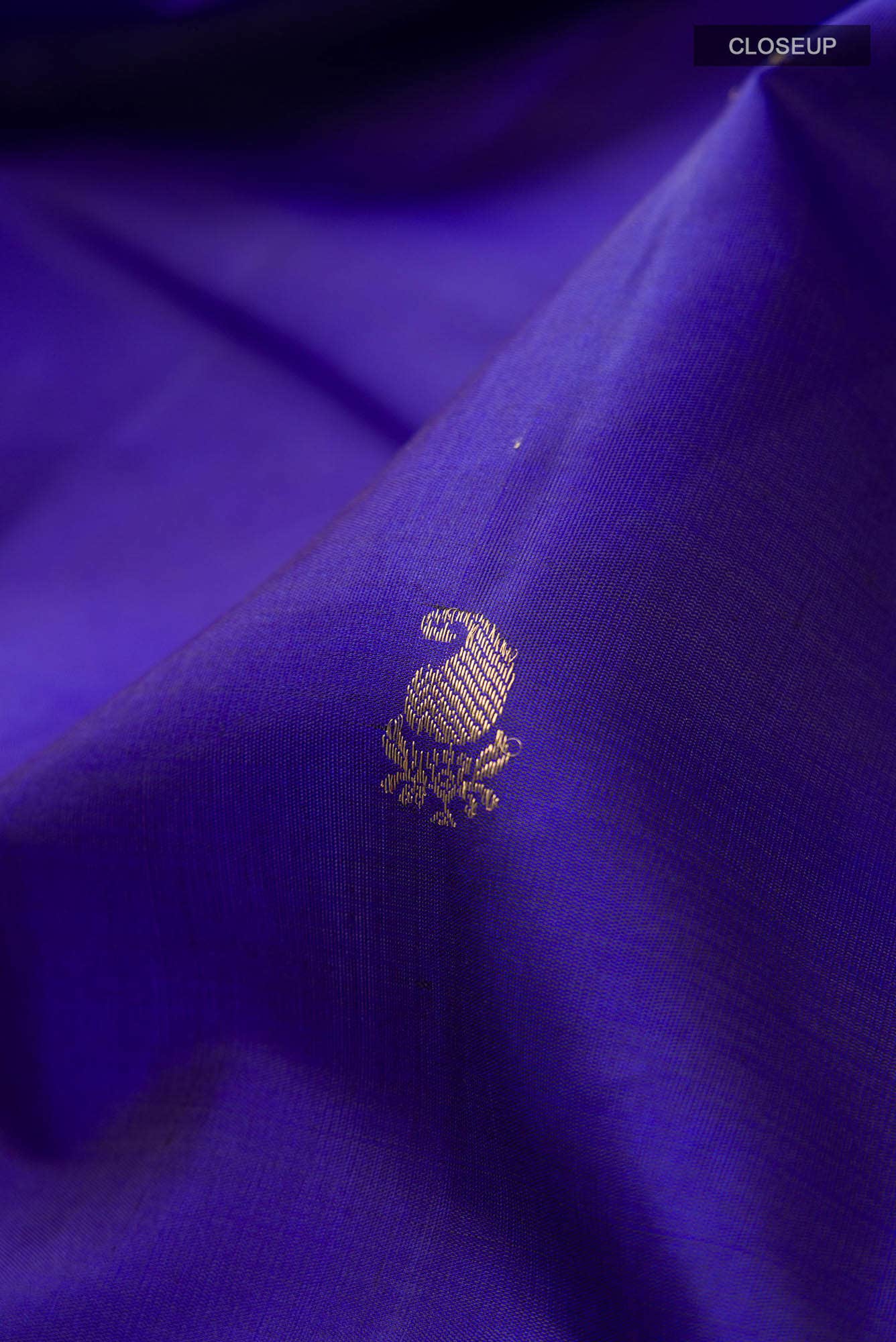 Blue Kanchipuram Silk Saree
