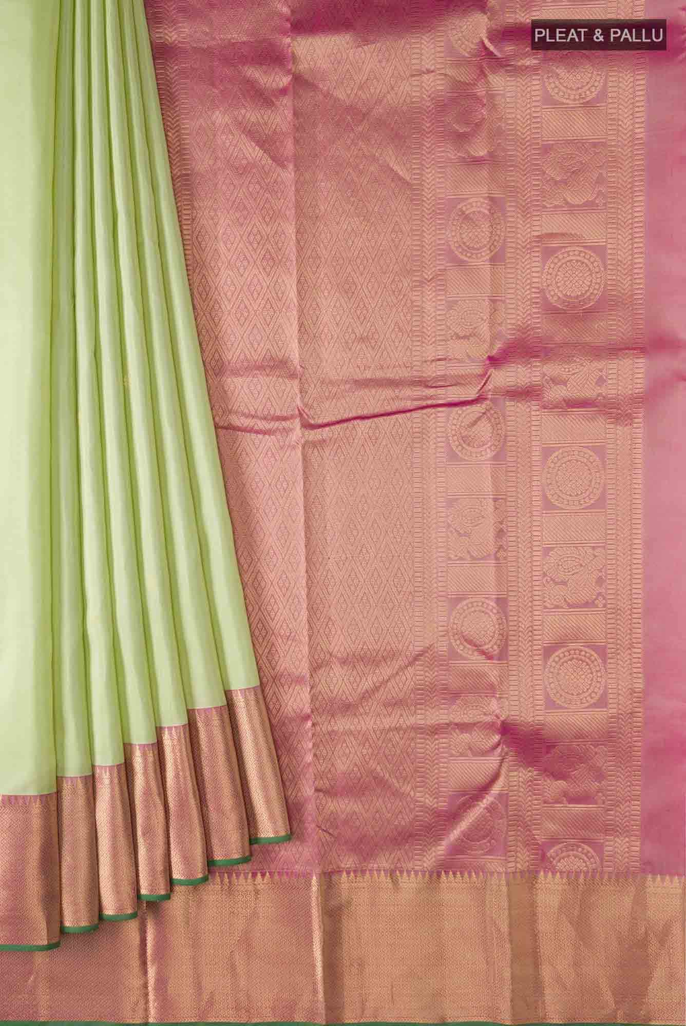 Green Kanchipuram Silk Saree