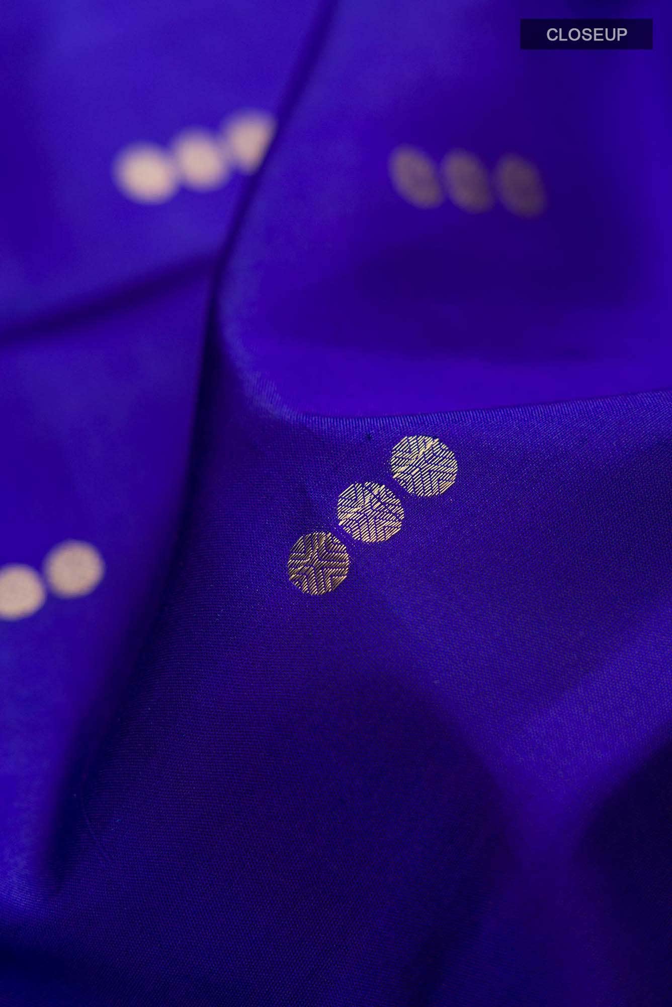 Blue Kanchipuram Silk Saree