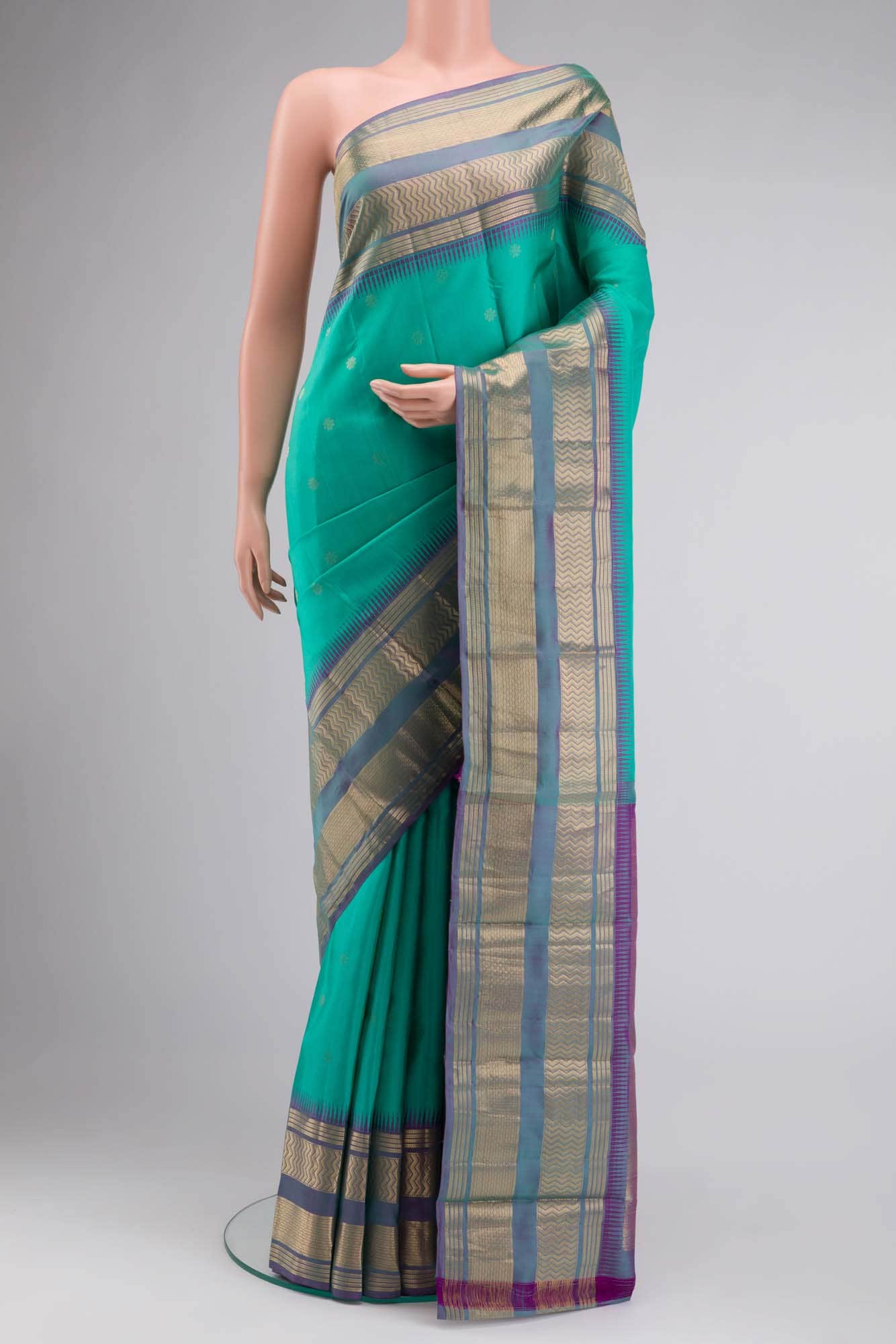 Green Kanchipuram Silk Saree