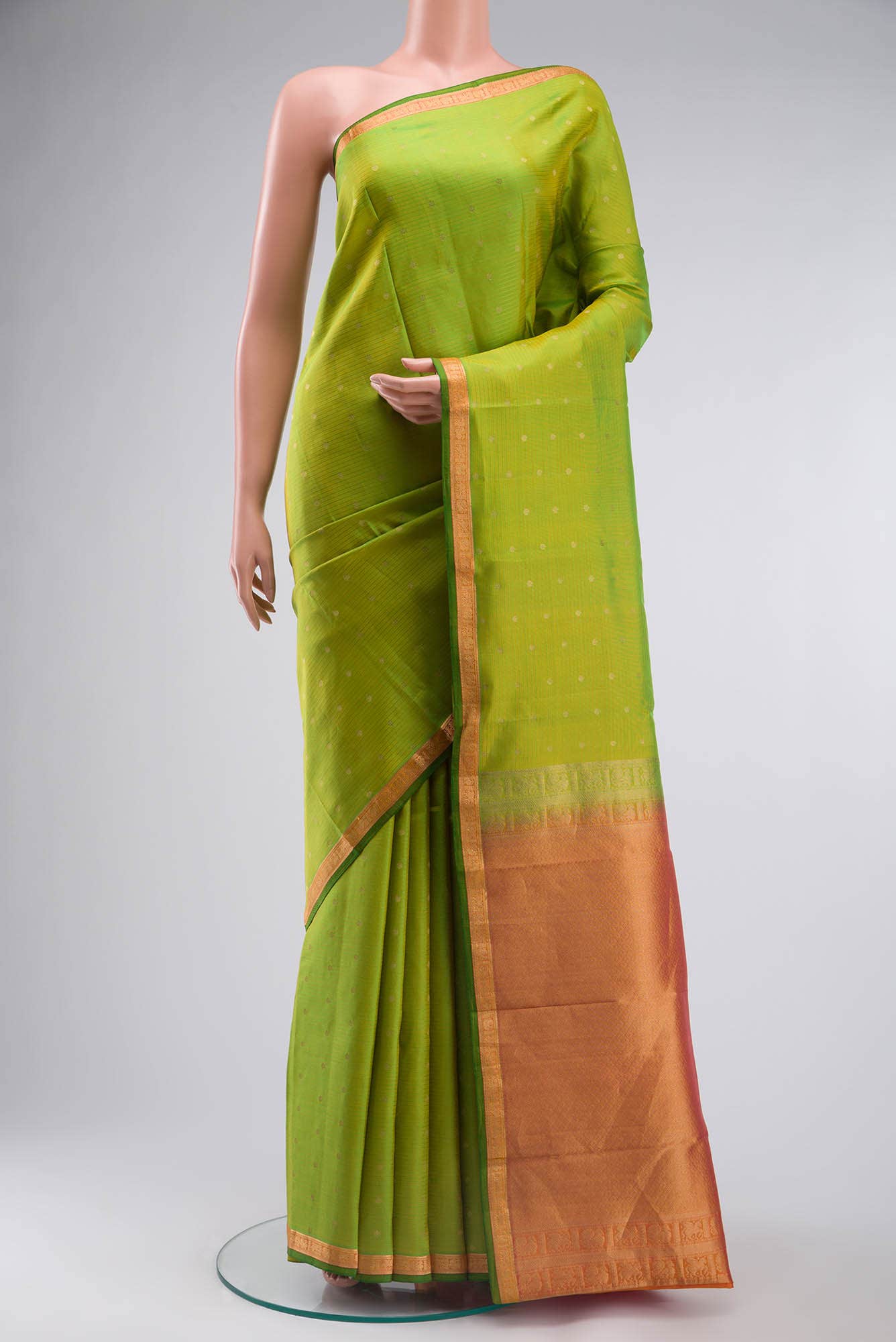 Green Kanchipuram Silk Saree