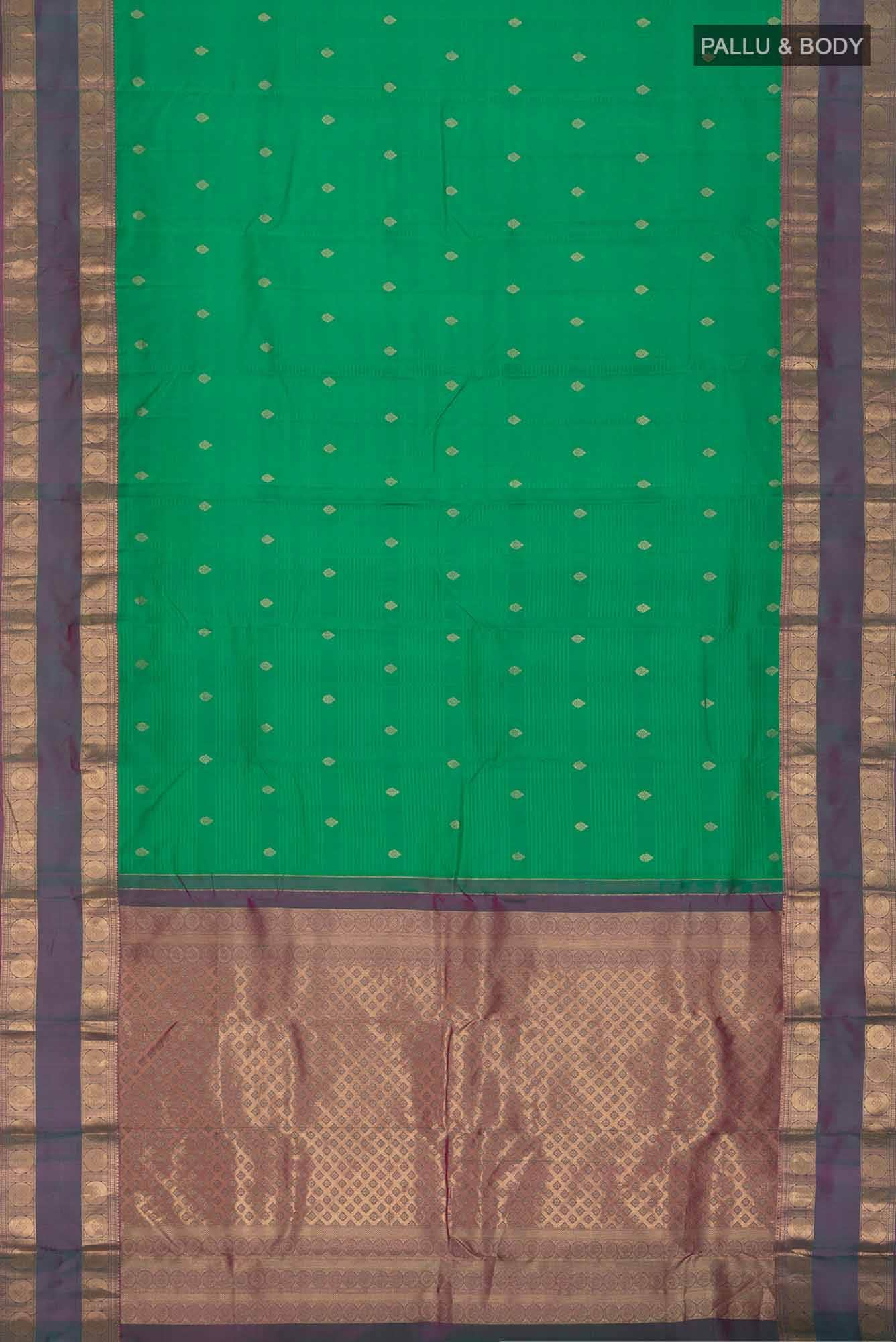 Green Kanchipuram Silk Saree