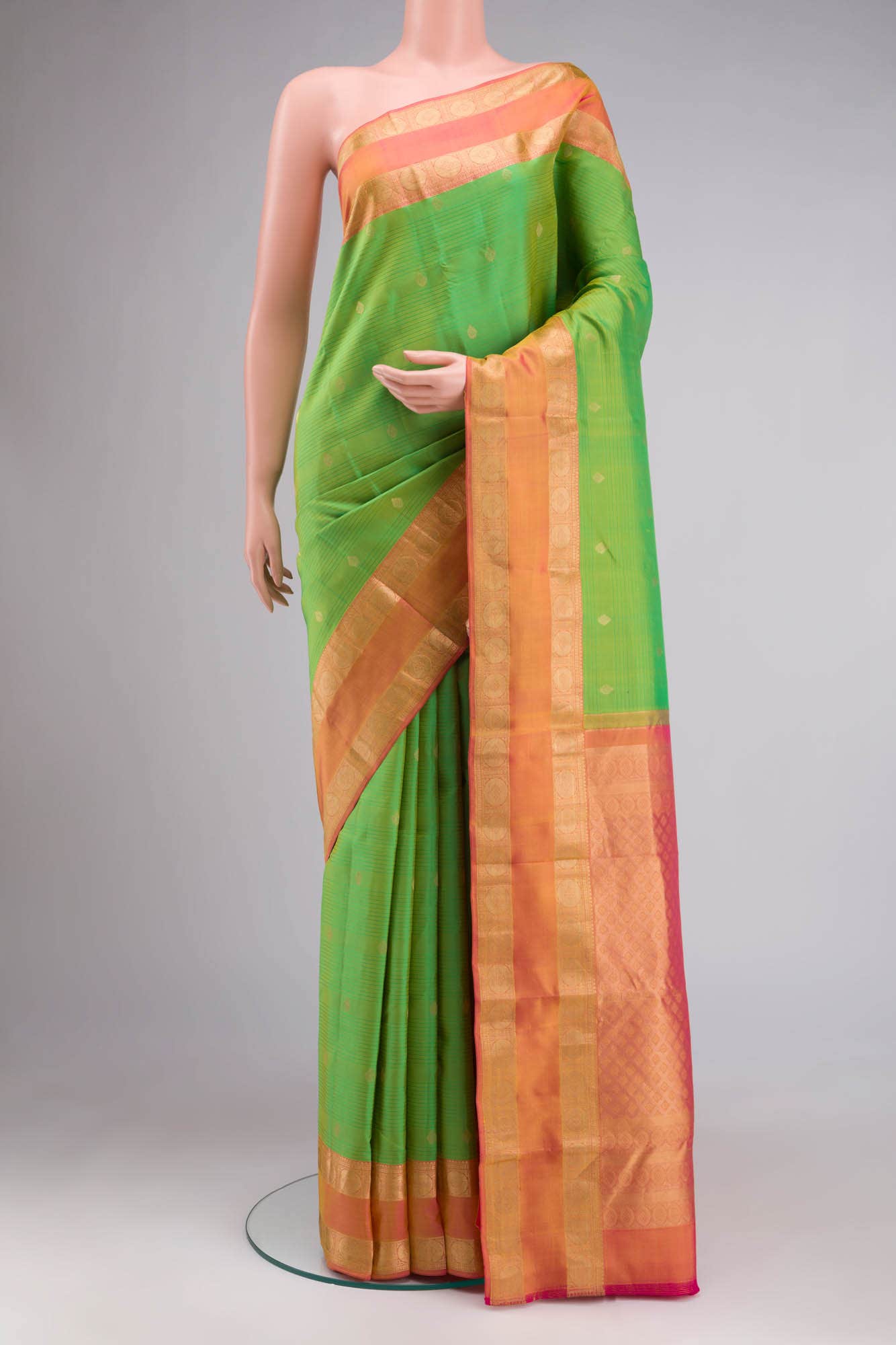 Green Kanchipuram Silk Saree