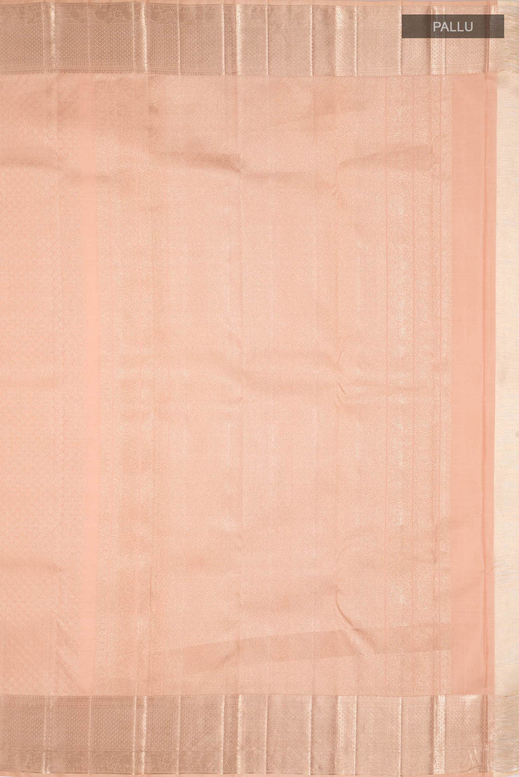 Peach Kanchipuram Silk Saree