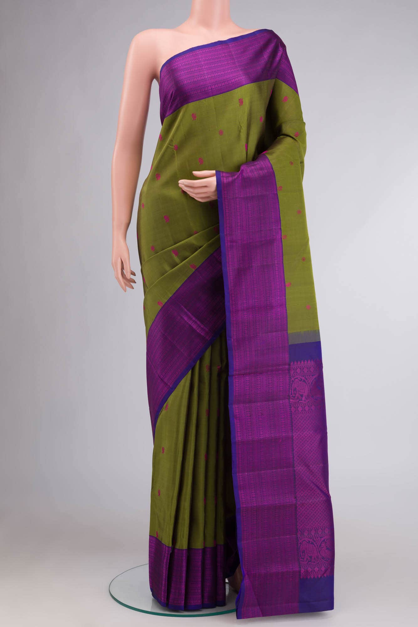 Green Kanchipuram Silk Saree