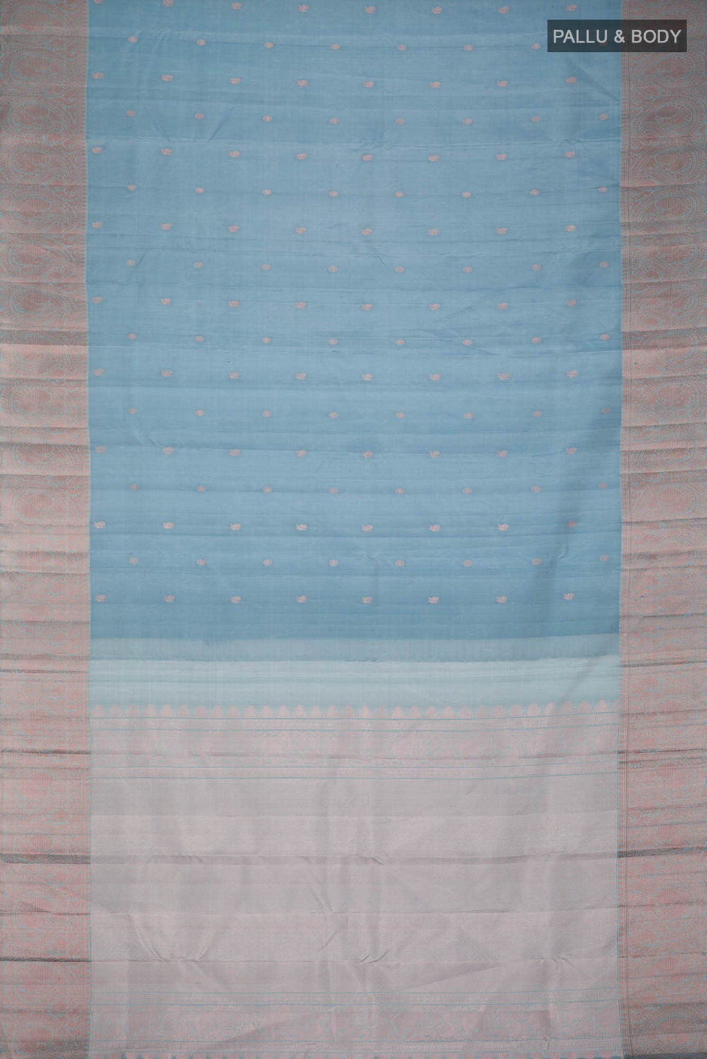 Blue Kanchipuram Silk Saree