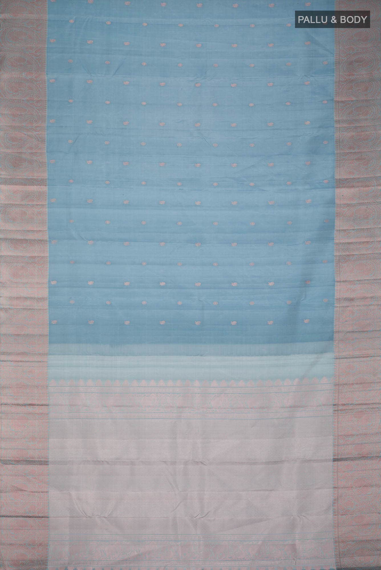Blue Kanchipuram Silk Saree