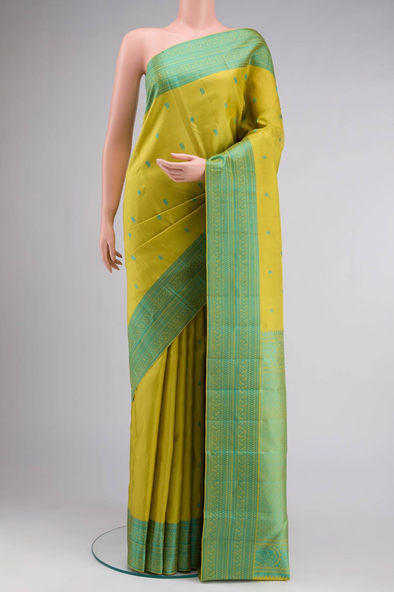 Green Kanchipuram Silk Saree
