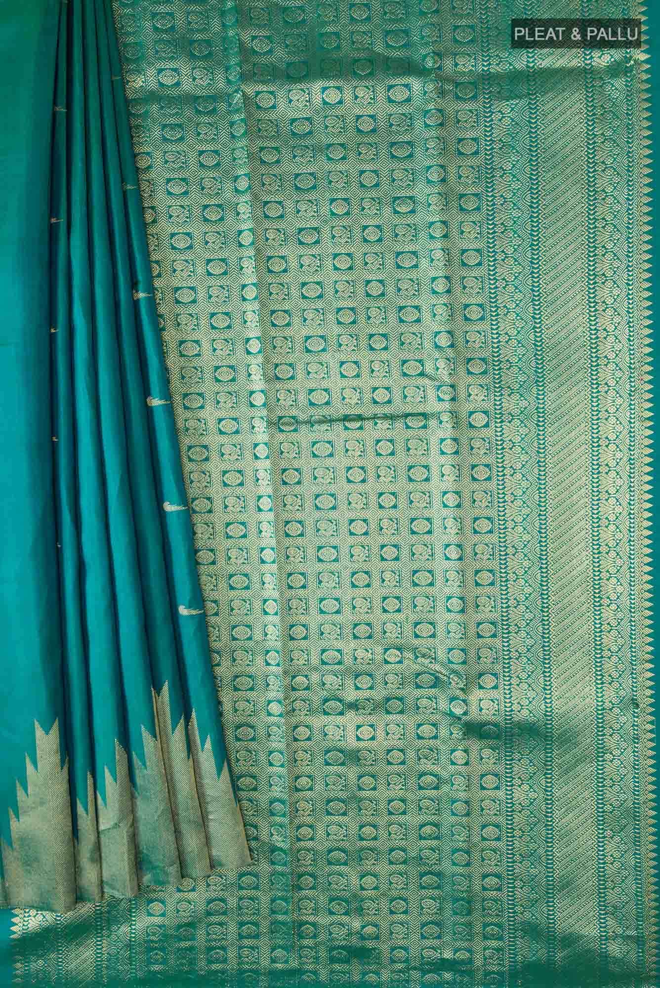 Green Kanchipuram Silk Saree