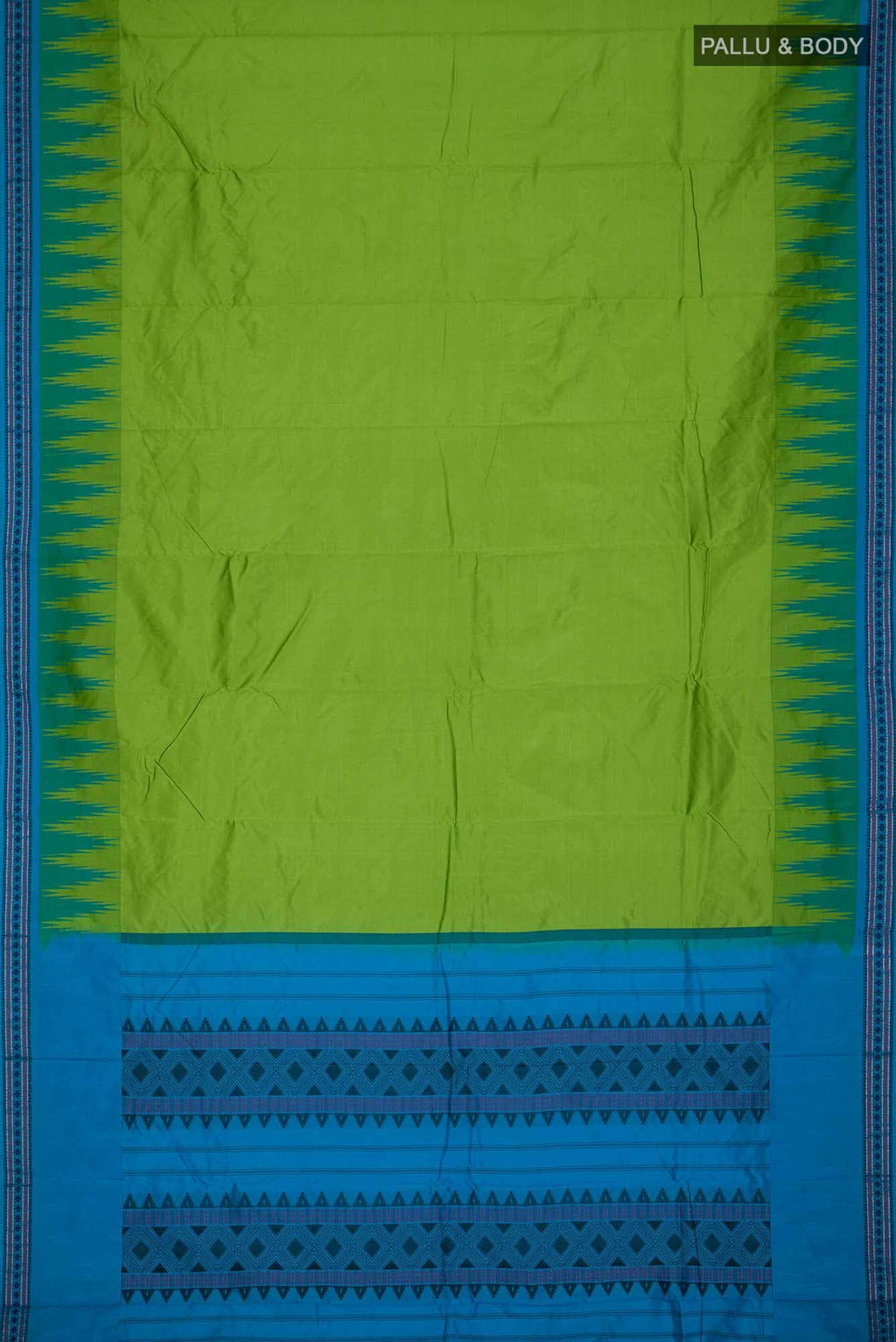 Green Bangalore Silk Saree