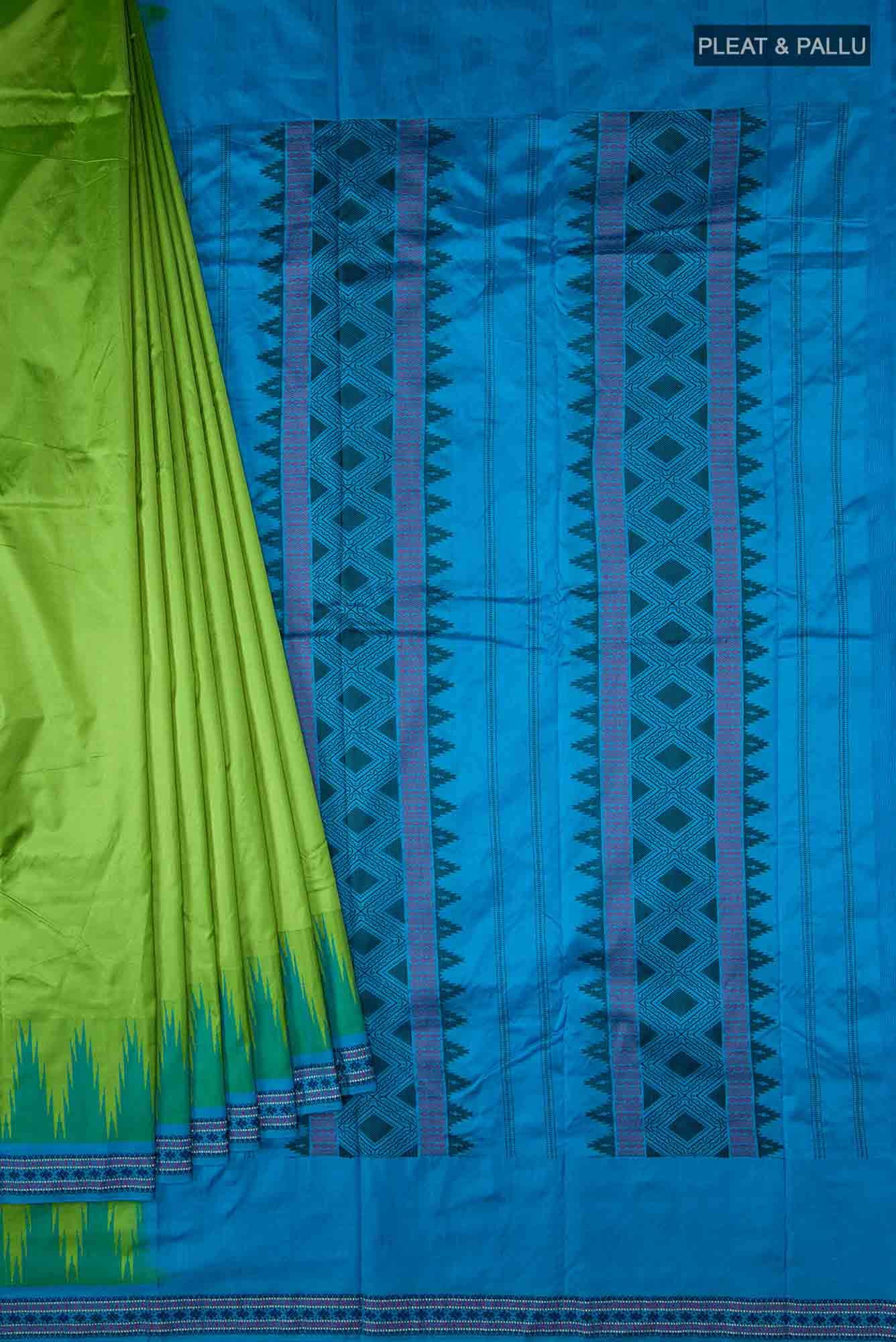 Green Bangalore Silk Saree
