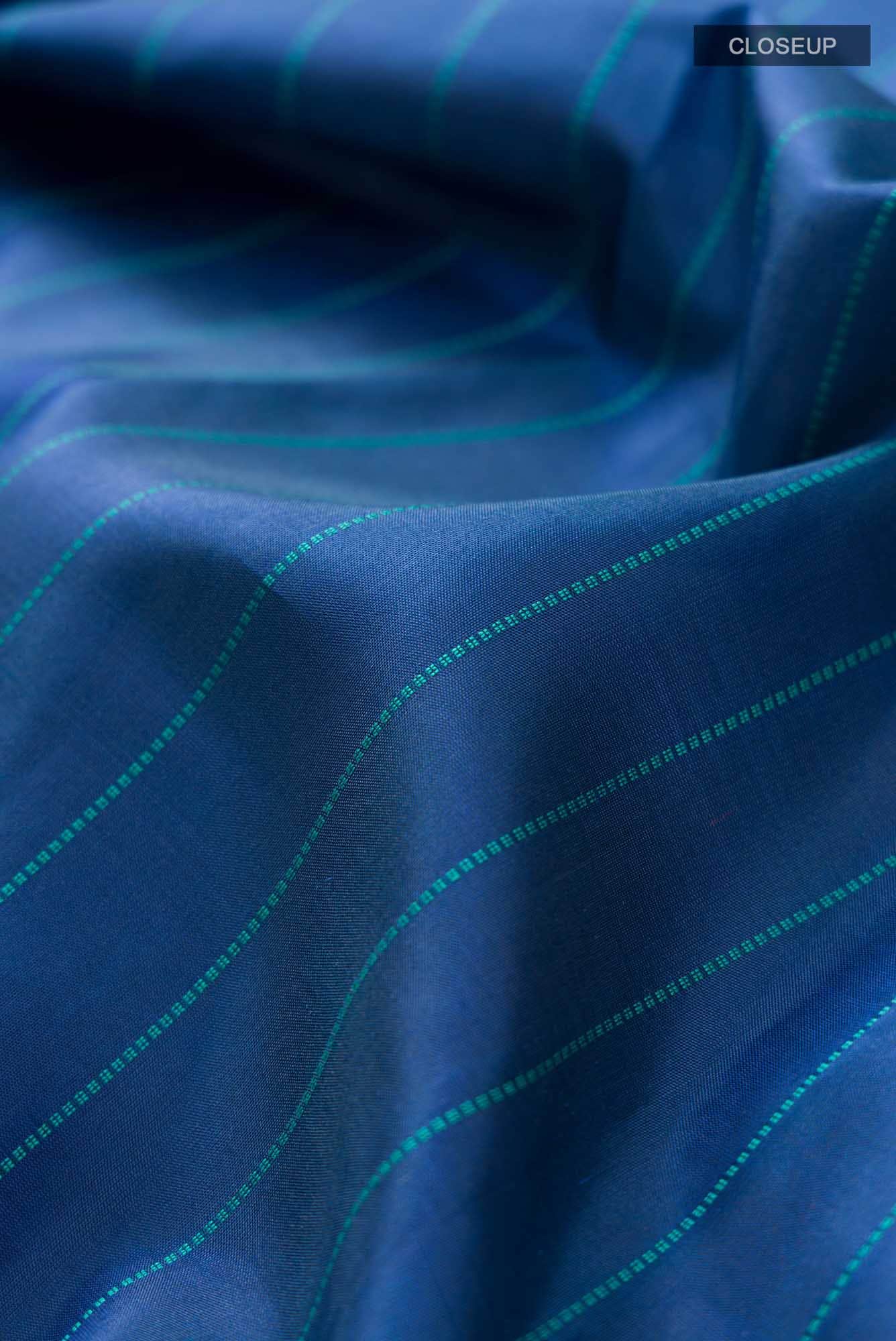 Blue Kanchipuram Silk Saree
