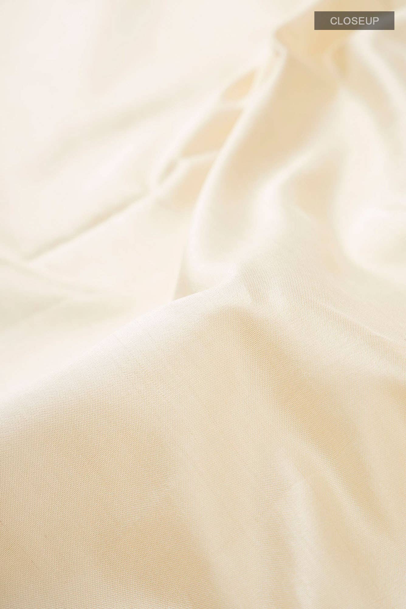 Cream Pochampally Silk Saree