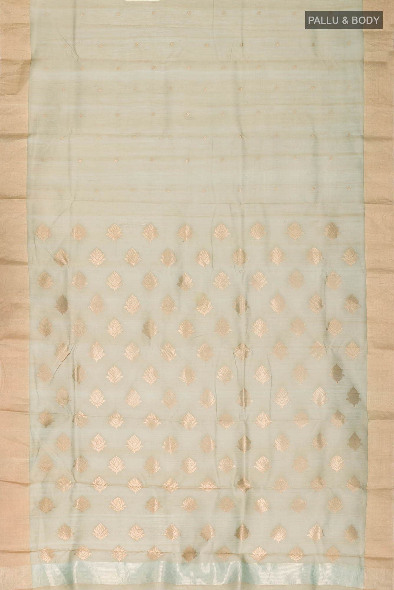 Green Chanderi Silk Cotton Saree