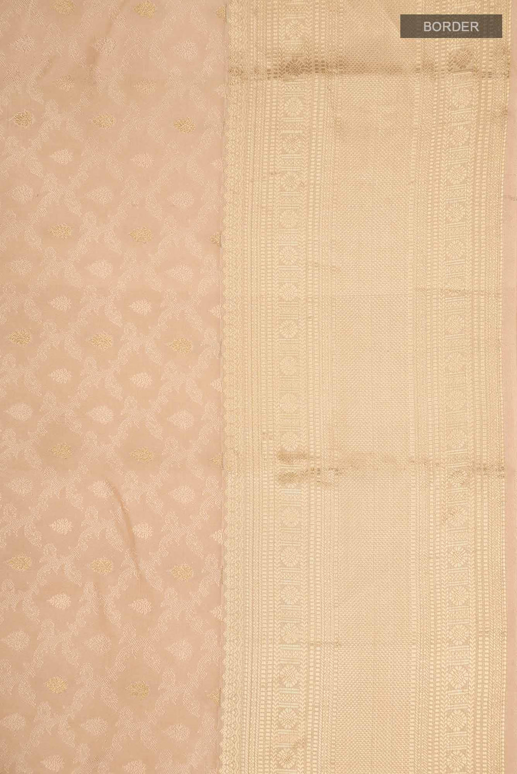 Sandal Kanchipuram Silk Saree