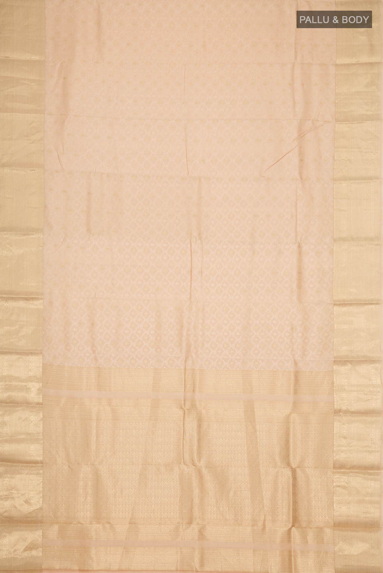 Sandal Kanchipuram Silk Saree