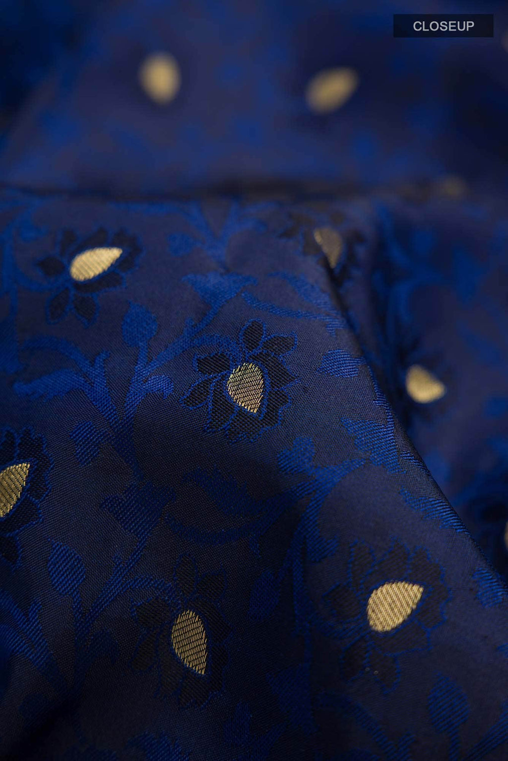 Blue Kanchipuram Silk Saree
