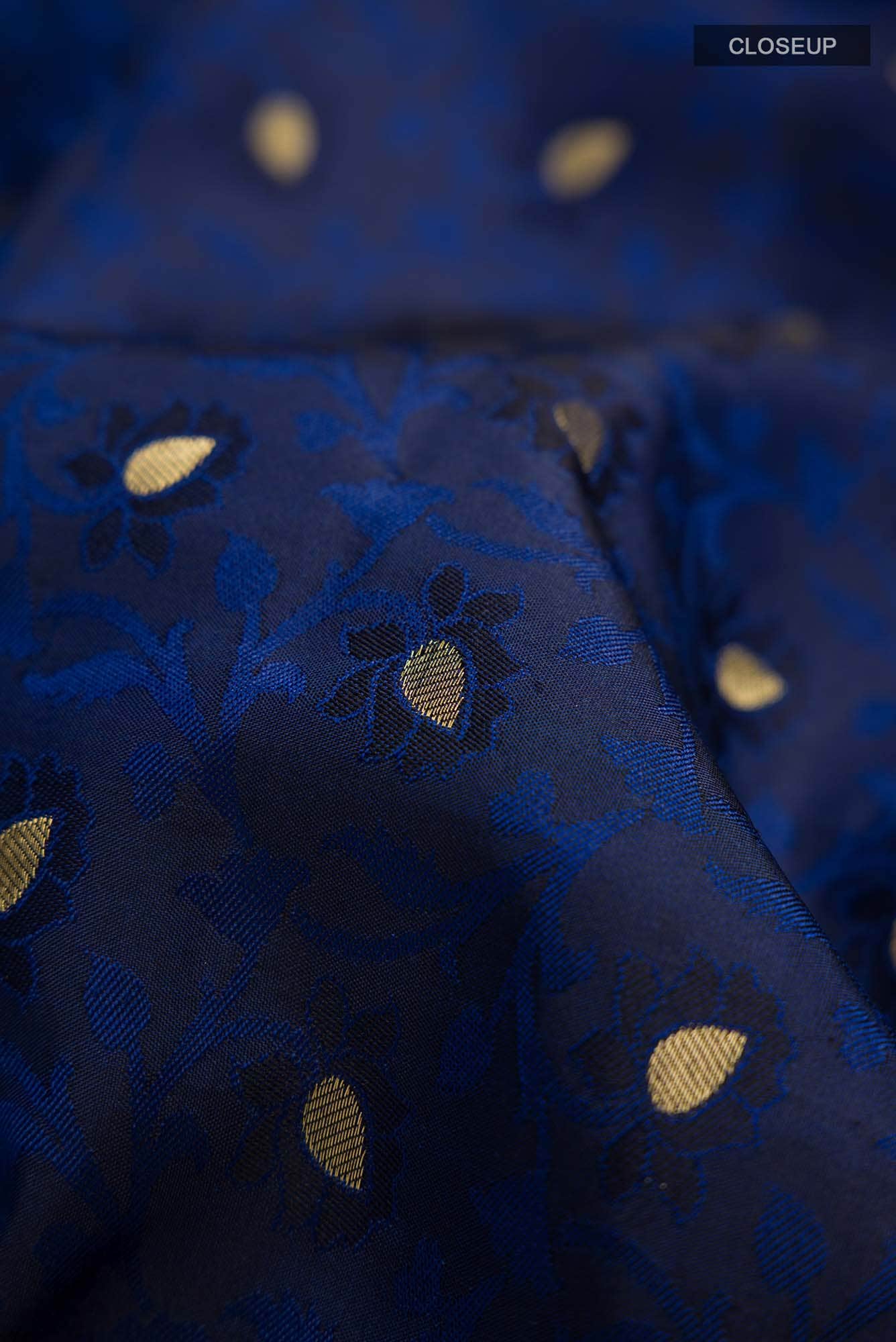 Blue Kanchipuram Silk Saree