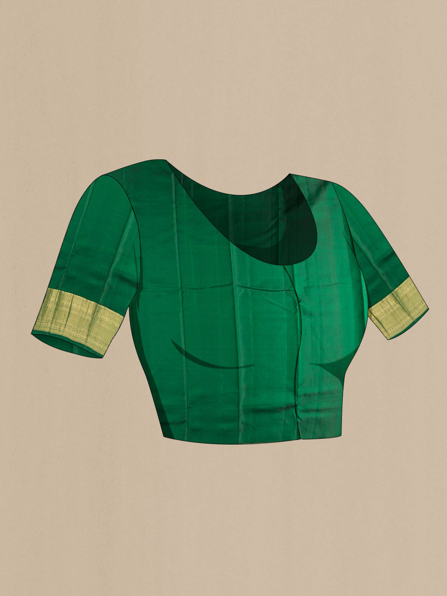 Green Kanchipuram Silk Saree