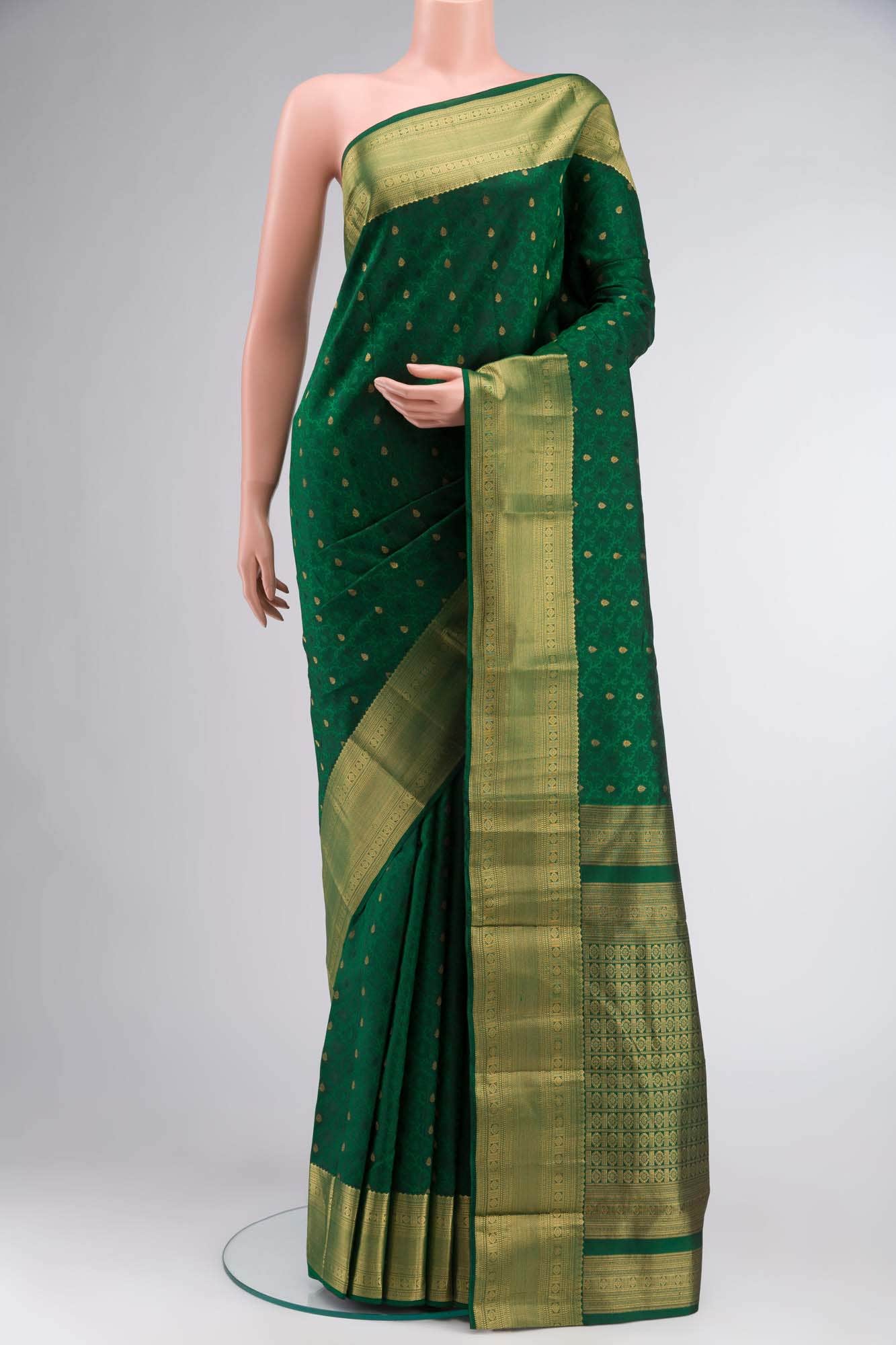 Green Kanchipuram Silk Saree