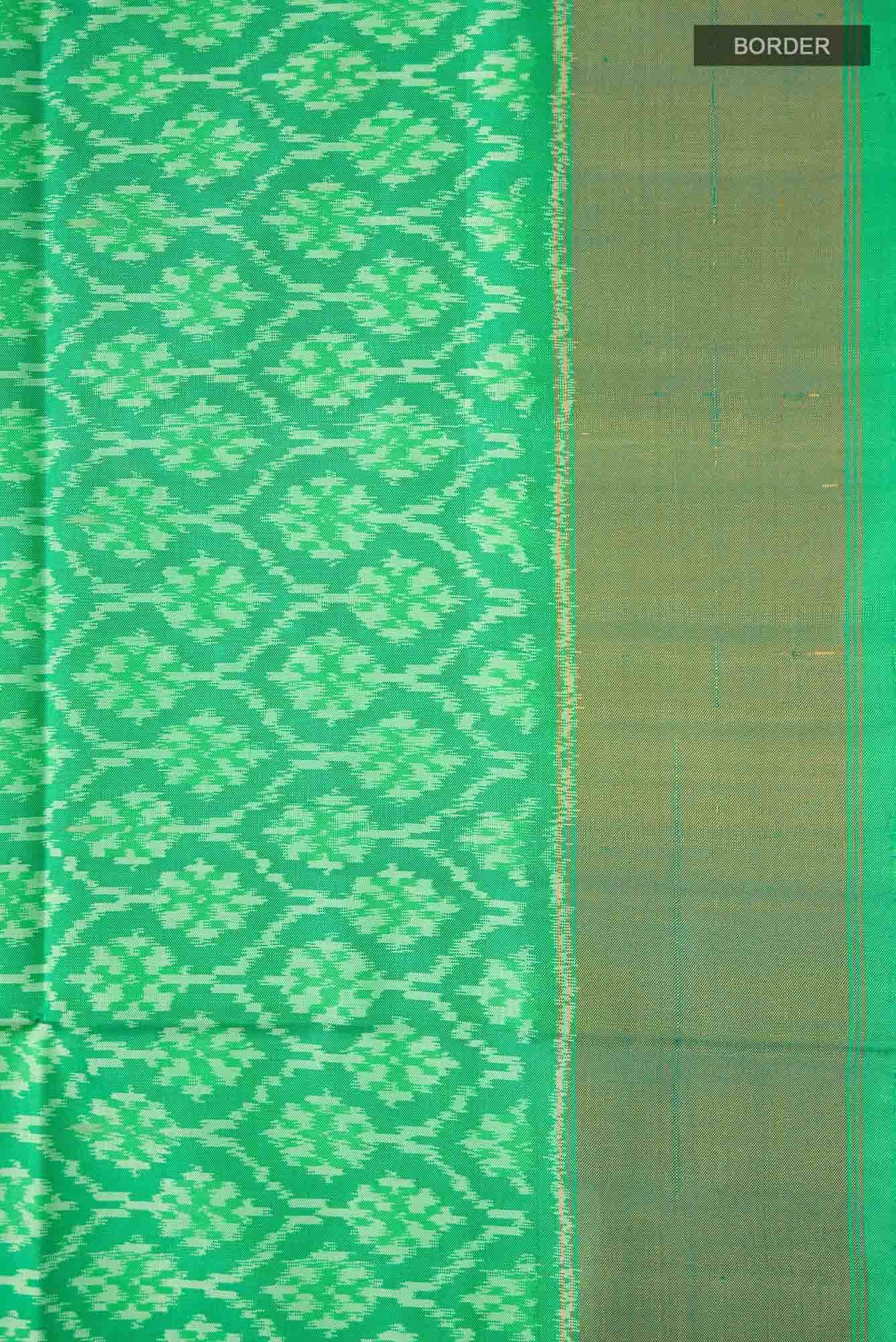 Green Pochampally Silk Saree