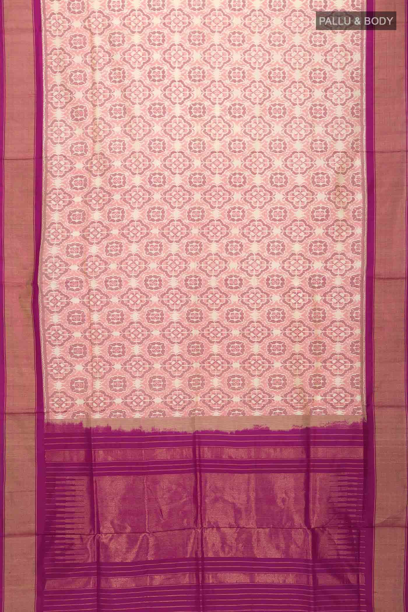 Pink Rajkot Patola Silk Saree