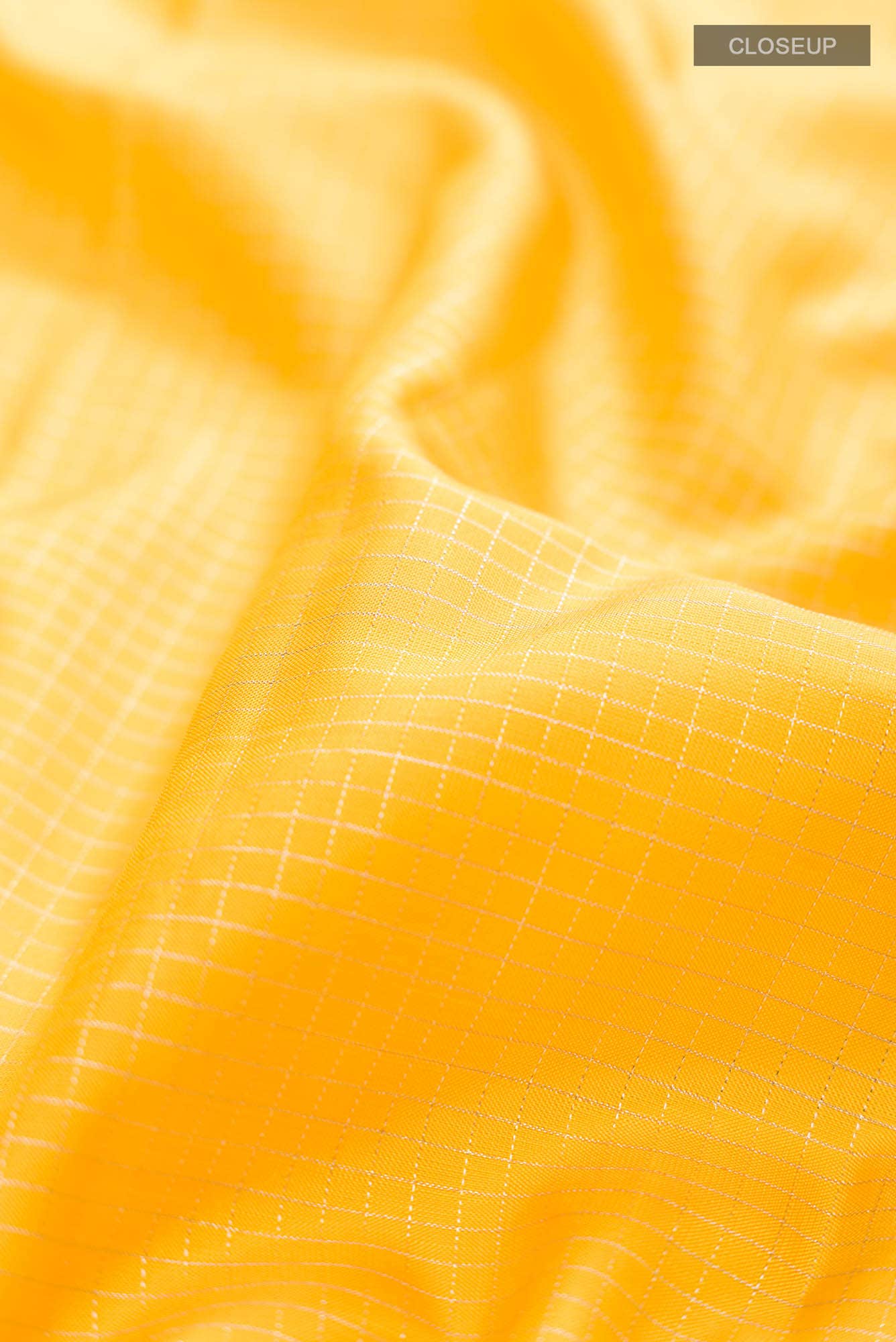 Yellow Kanchipuram Silk Saree