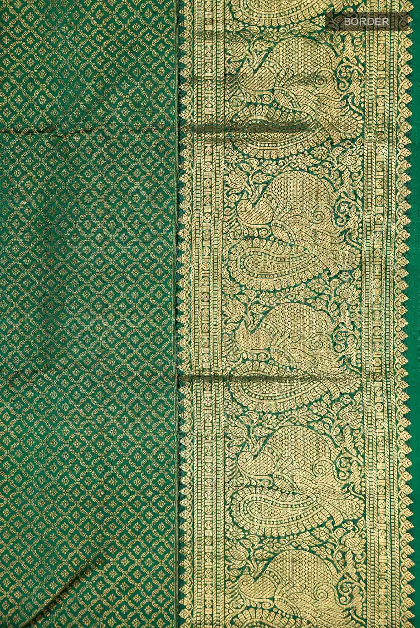 Green Kanchipuram Silk Saree