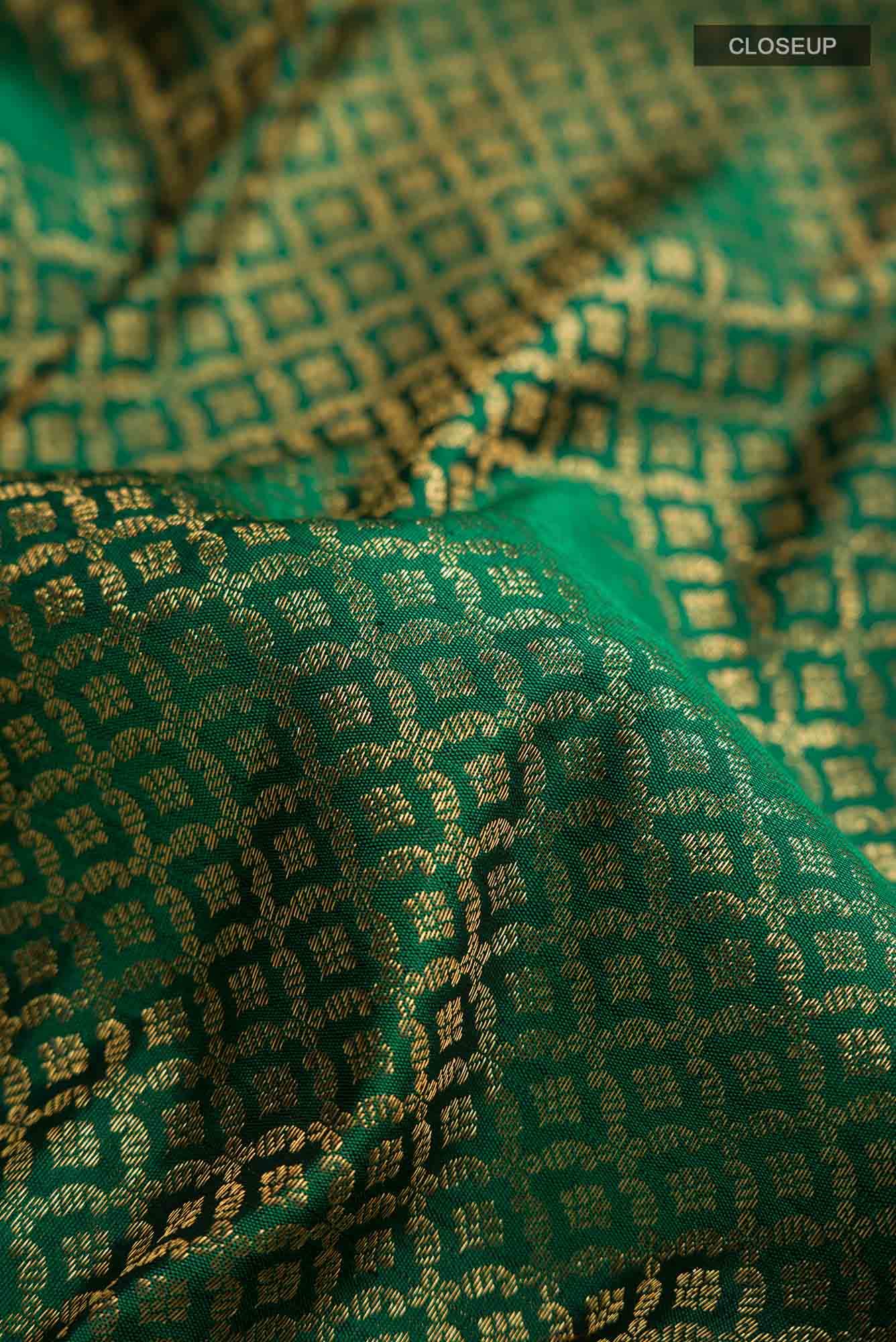 Green Kanchipuram Silk Saree