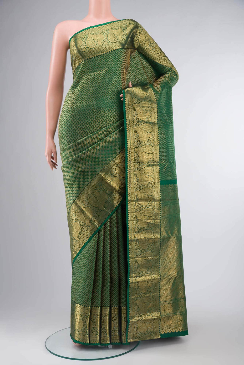 Green Kanchipuram Silk Saree