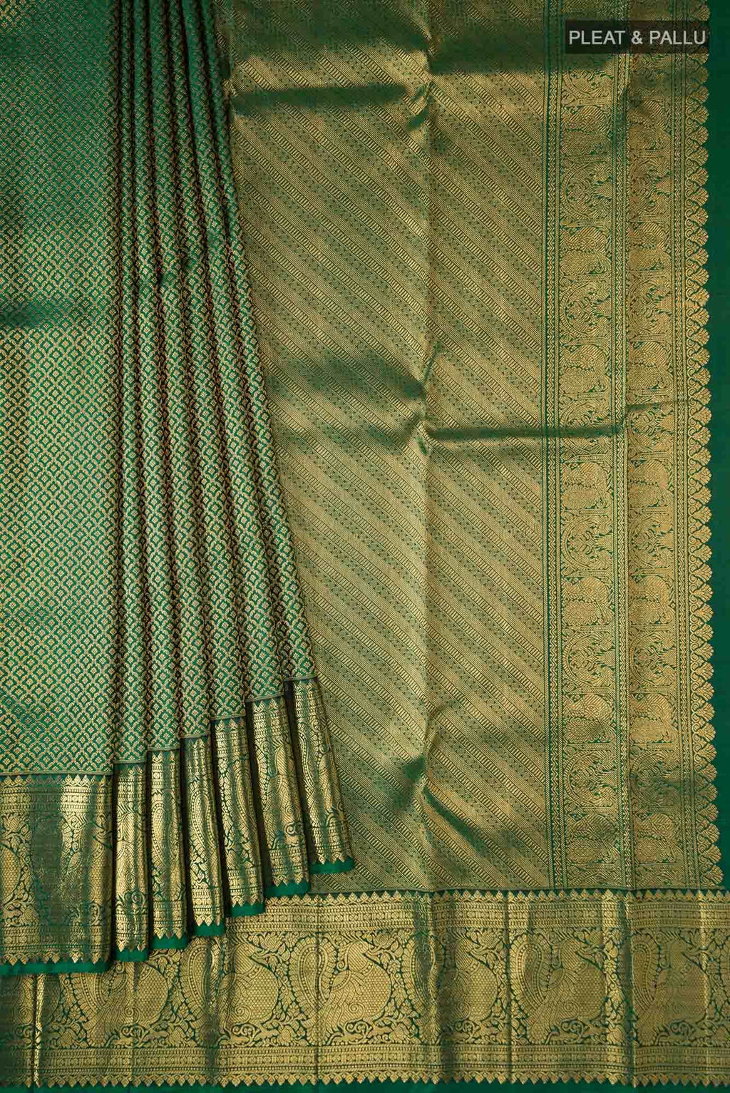 Green Kanchipuram Silk Saree