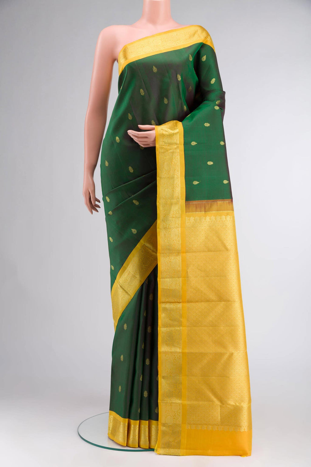 Green Kanchipuram Silk Saree