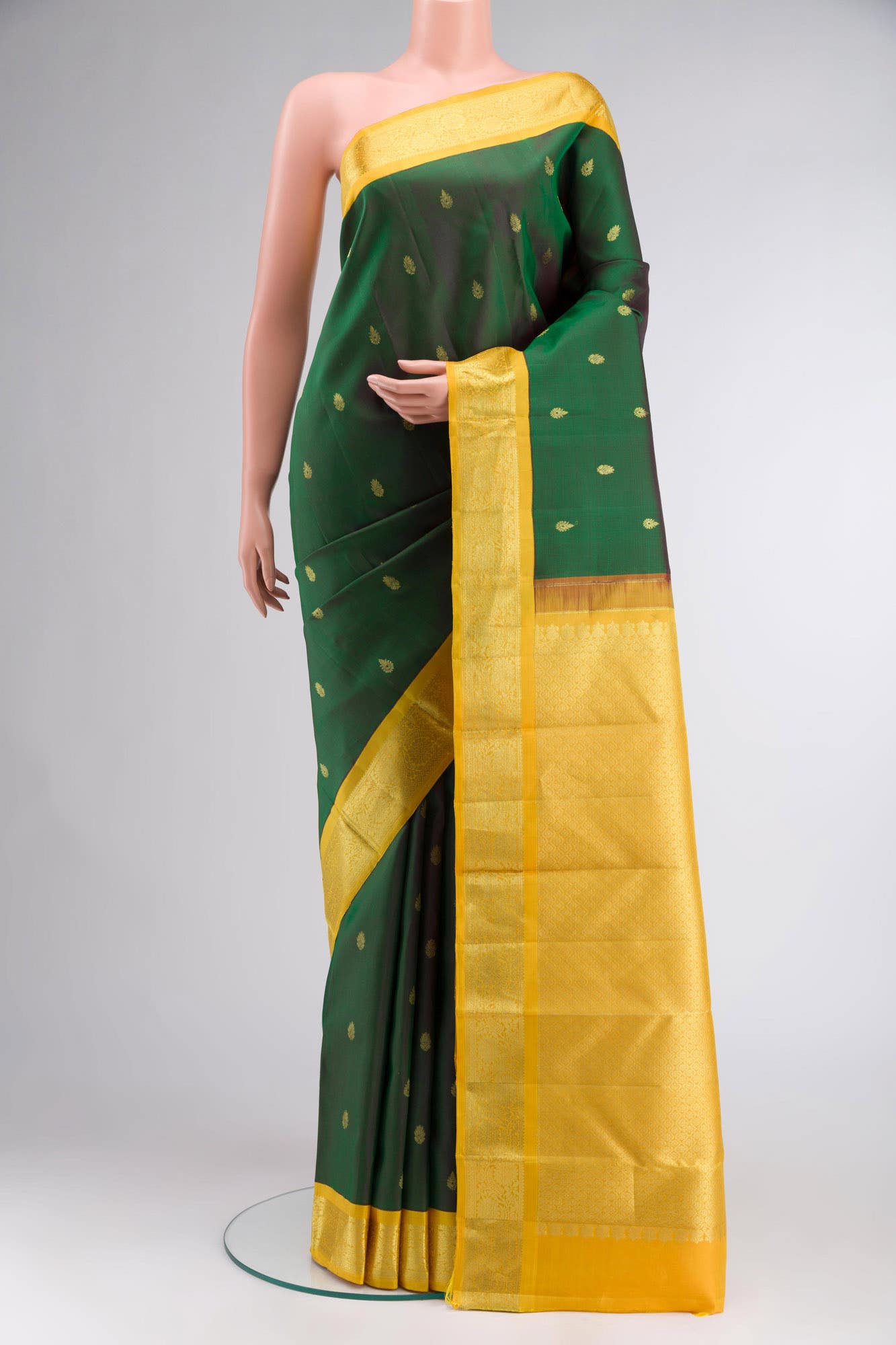 Green Kanchipuram Silk Saree