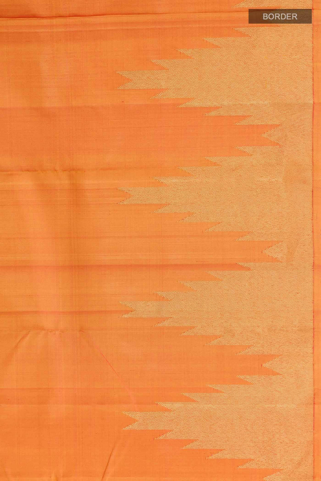 Mustard Kanchipuram Silk Saree