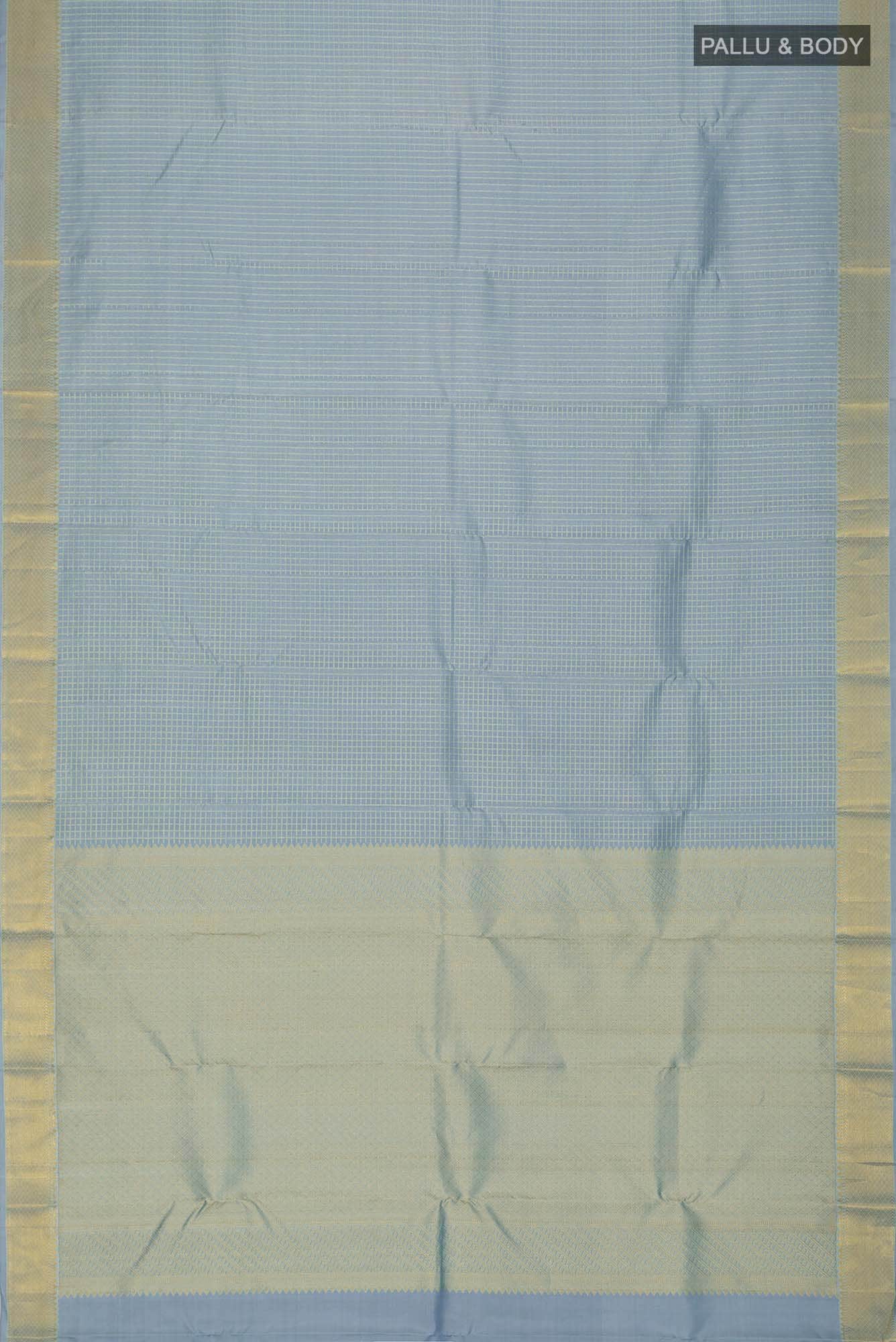 Blue Kanchipuram Silk Saree