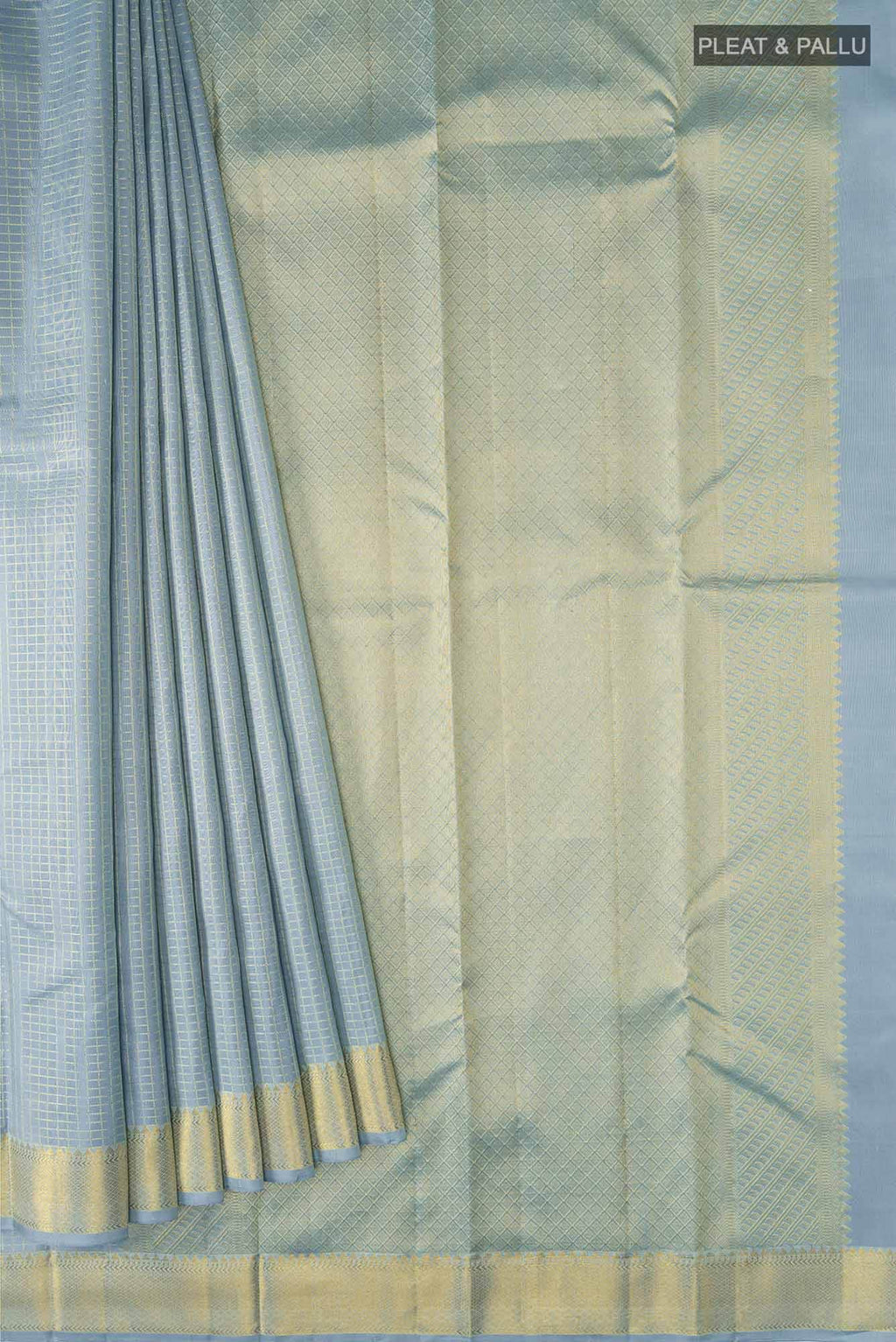Blue Kanchipuram Silk Saree