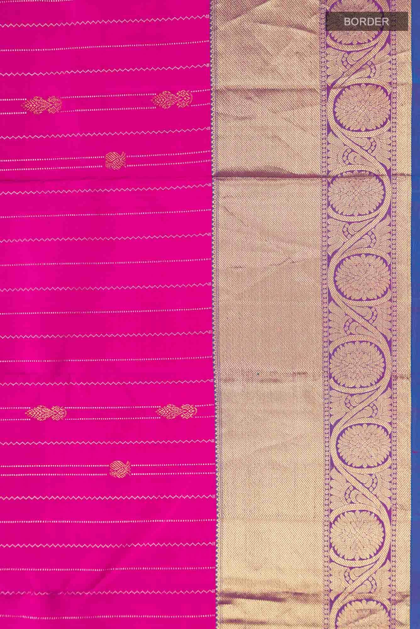Pink Kanchipuram Silk Saree