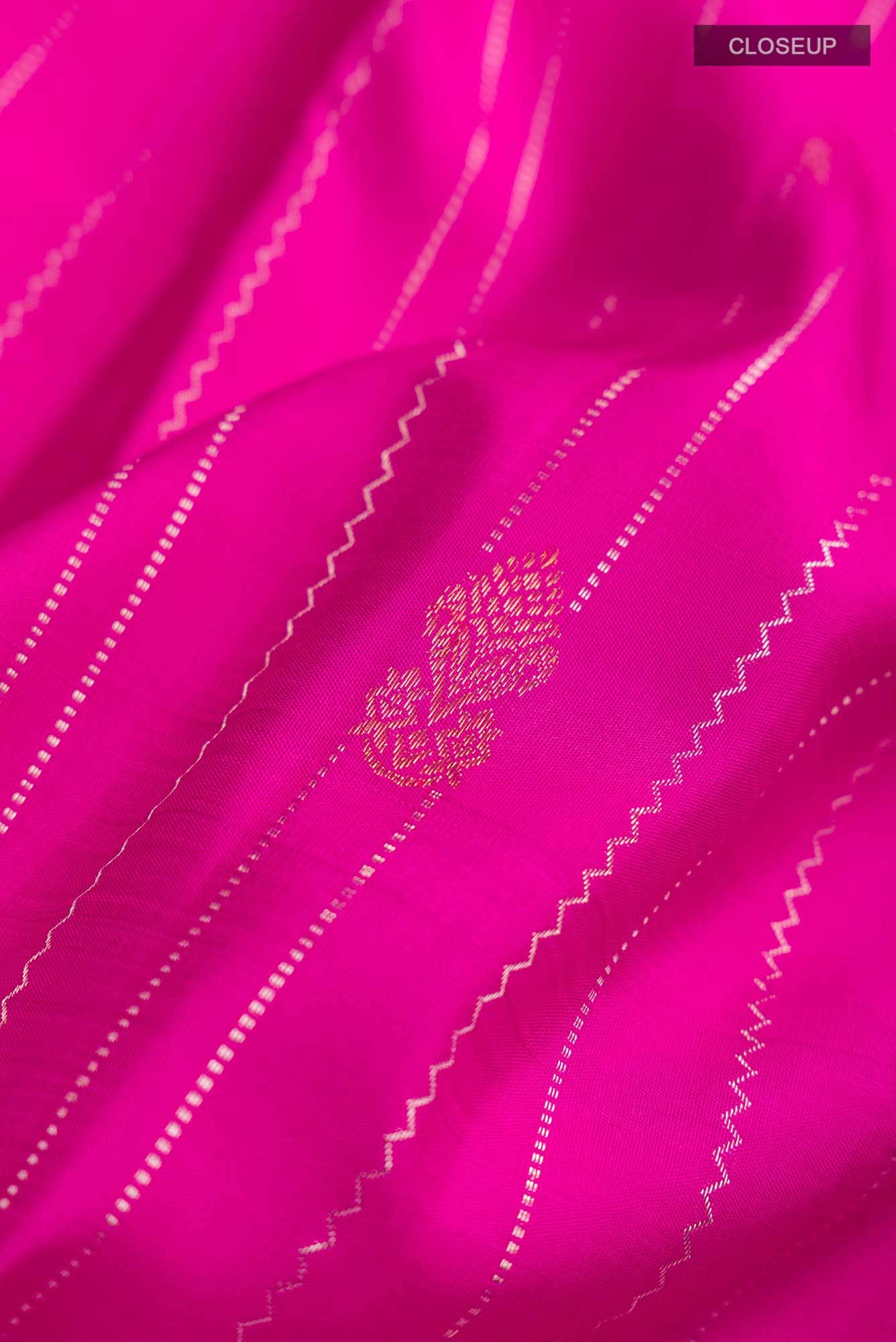Pink Kanchipuram Silk Saree
